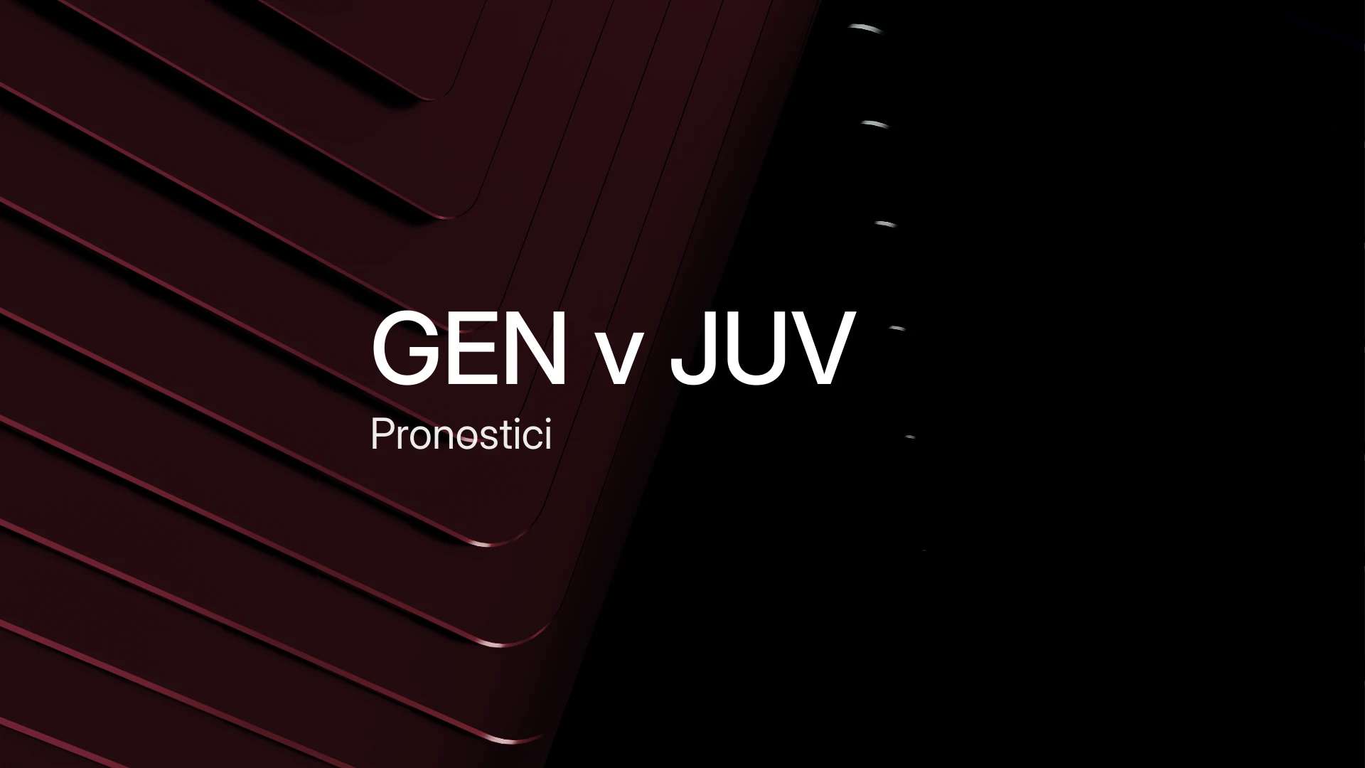 Pronostici Genoa - Juventus
