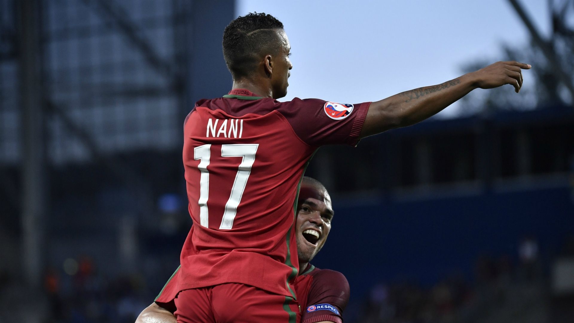 Nani Pepe Portugal Iceland Euro 2016
