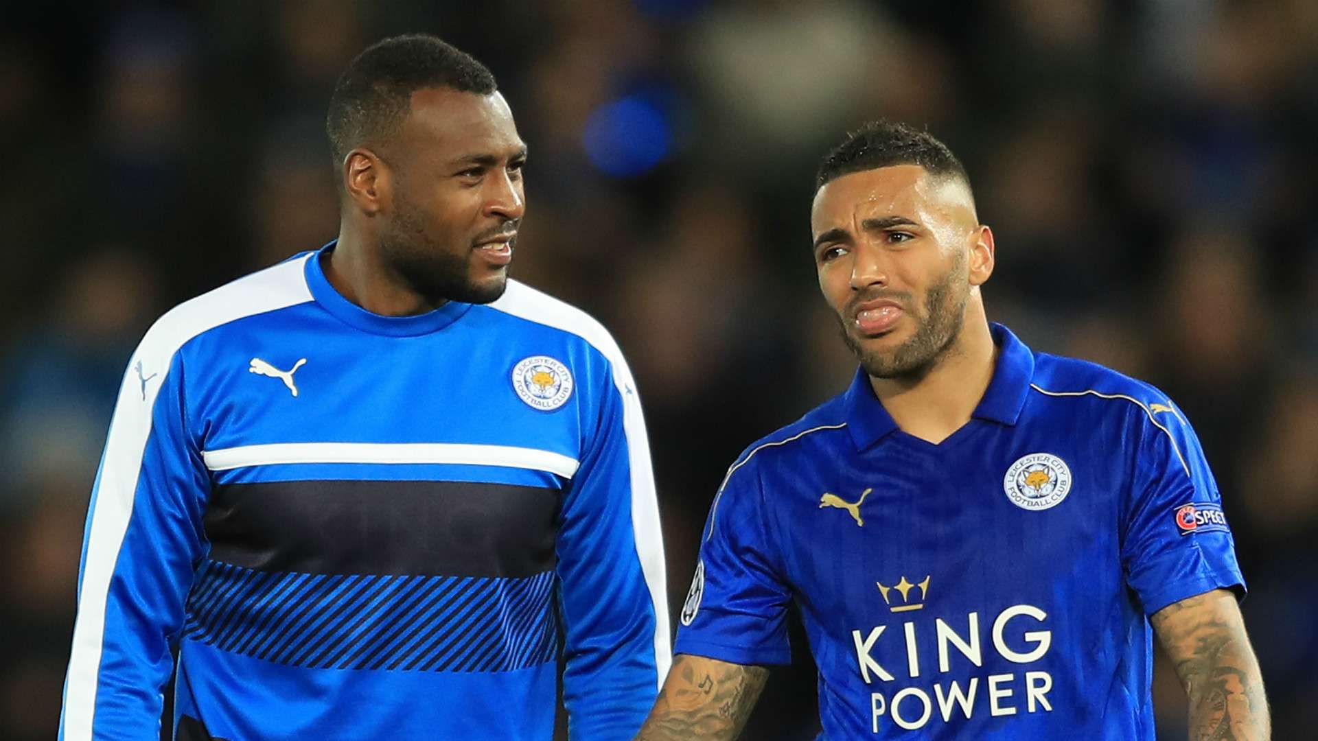 Wes Morgan Danny Simpson Leicester City