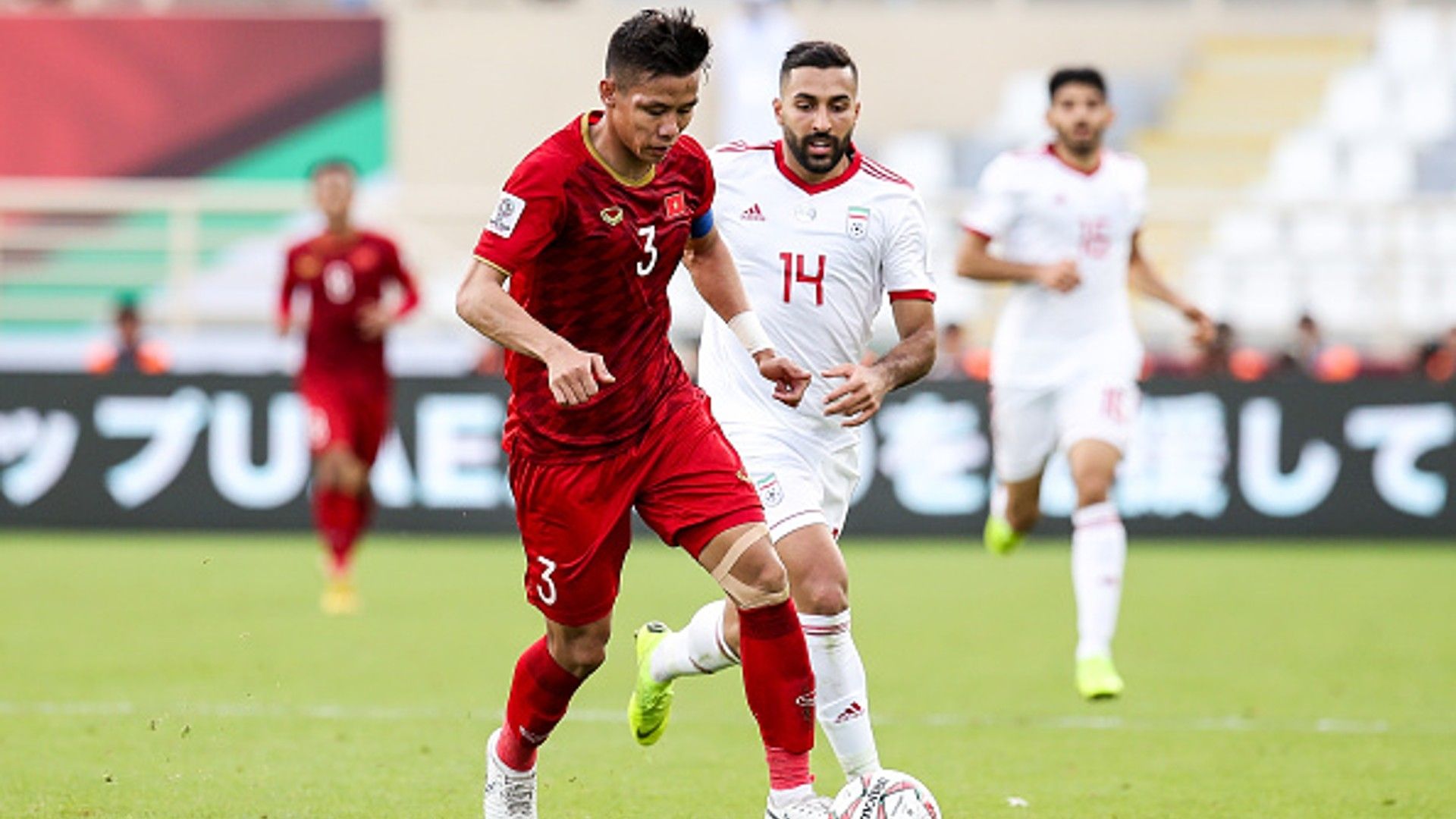 Que Ngoc Hai of Vietnam in action 