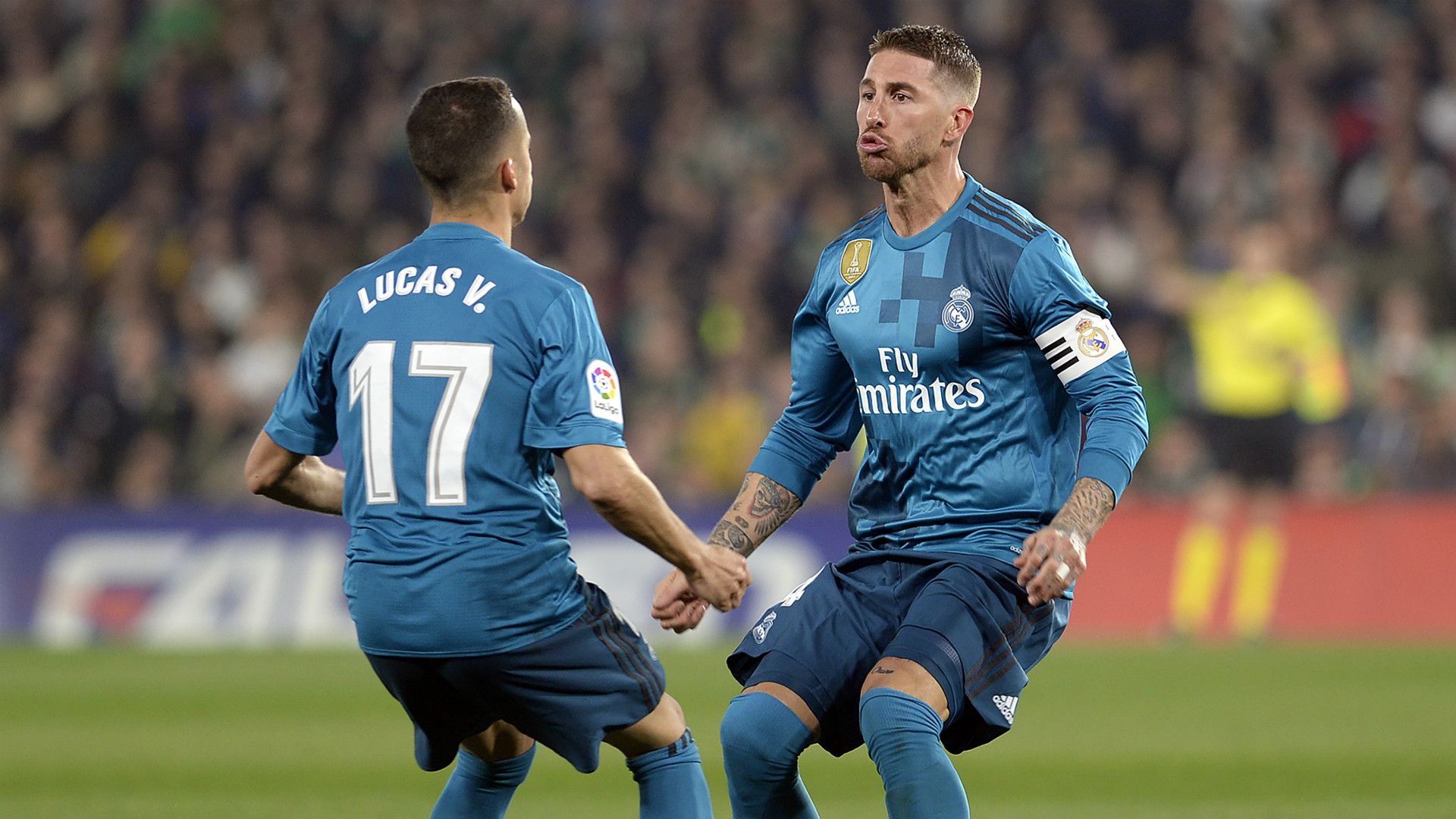 LUCAS VAZQUEZ SERGIO RAMOS BETIS REAL MADRID LALIGA