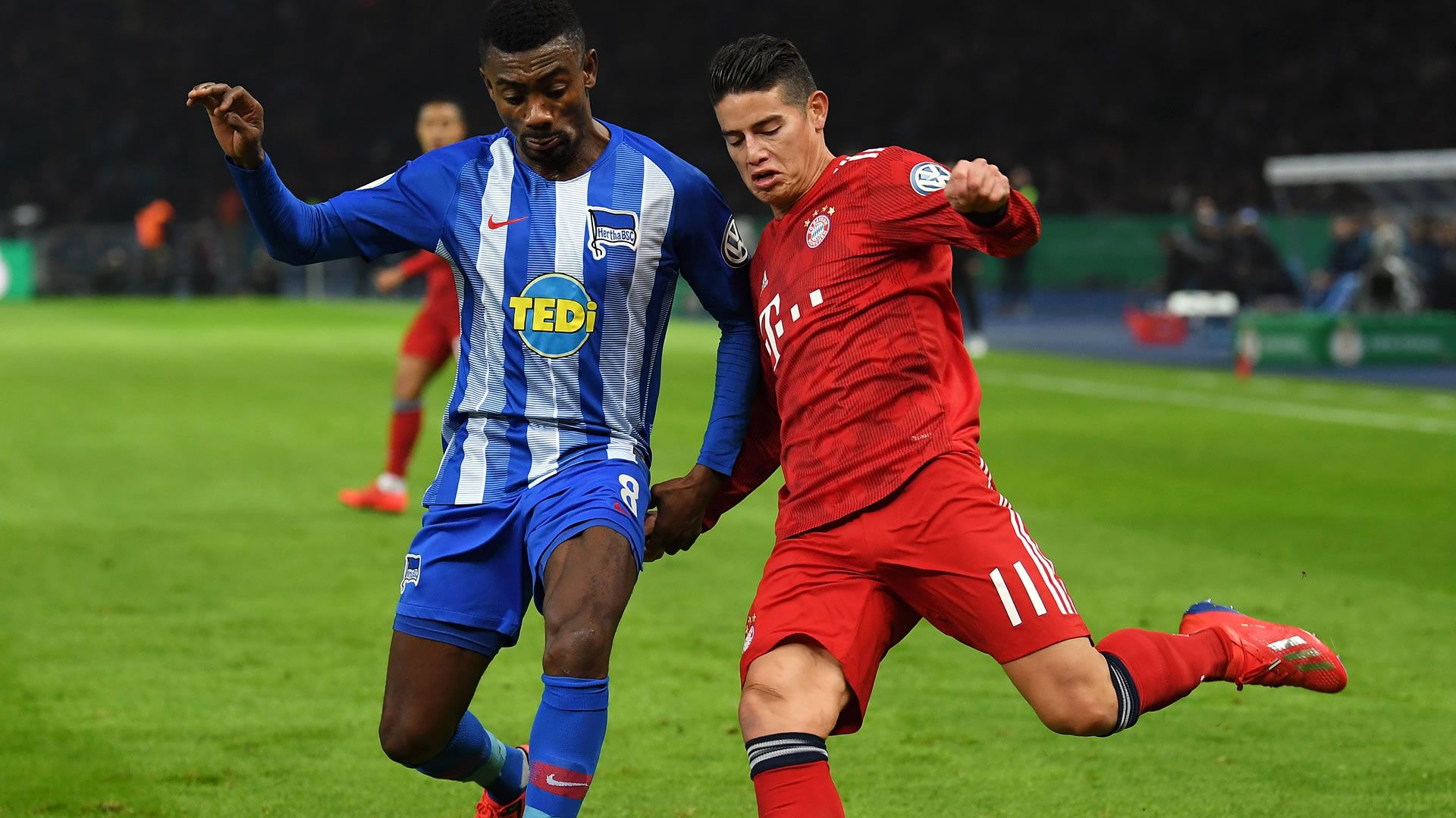 James Rodríguez Herta Berlin Bayern Munich DFB Pokal 06022019