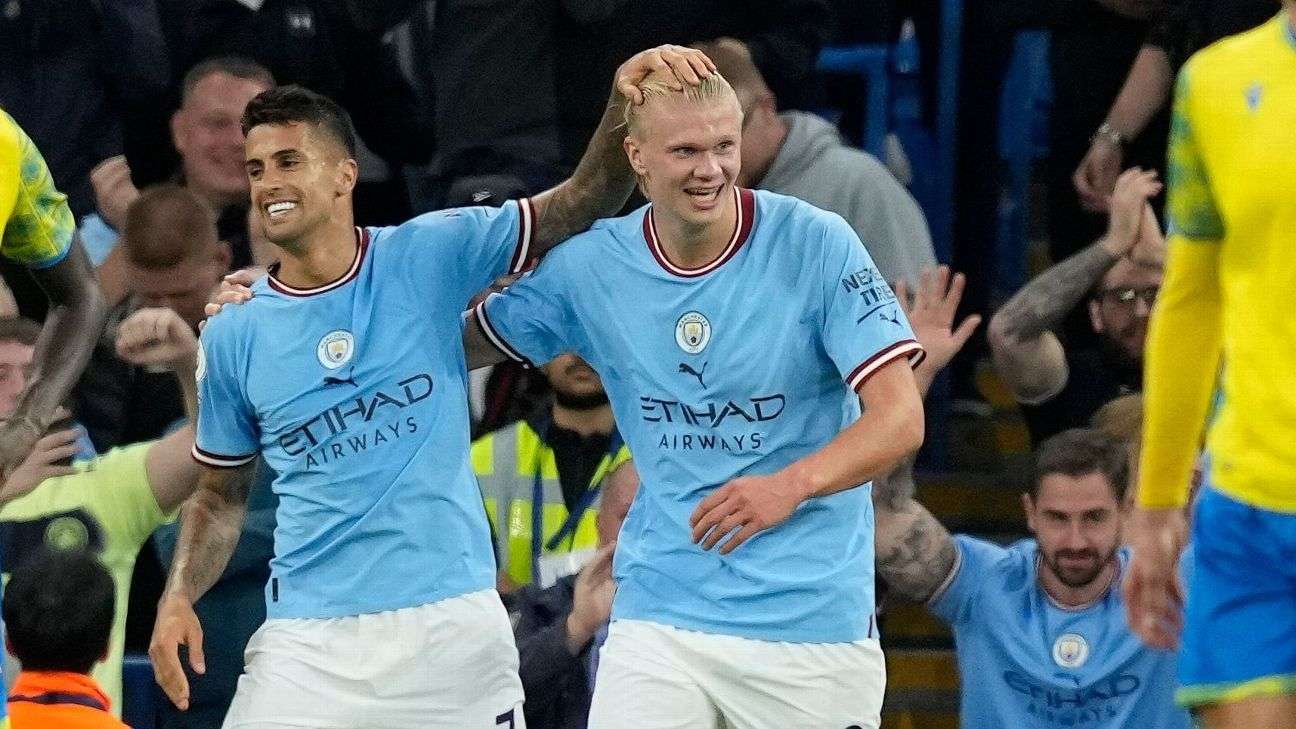 Joao Cancelo Erling Haaland