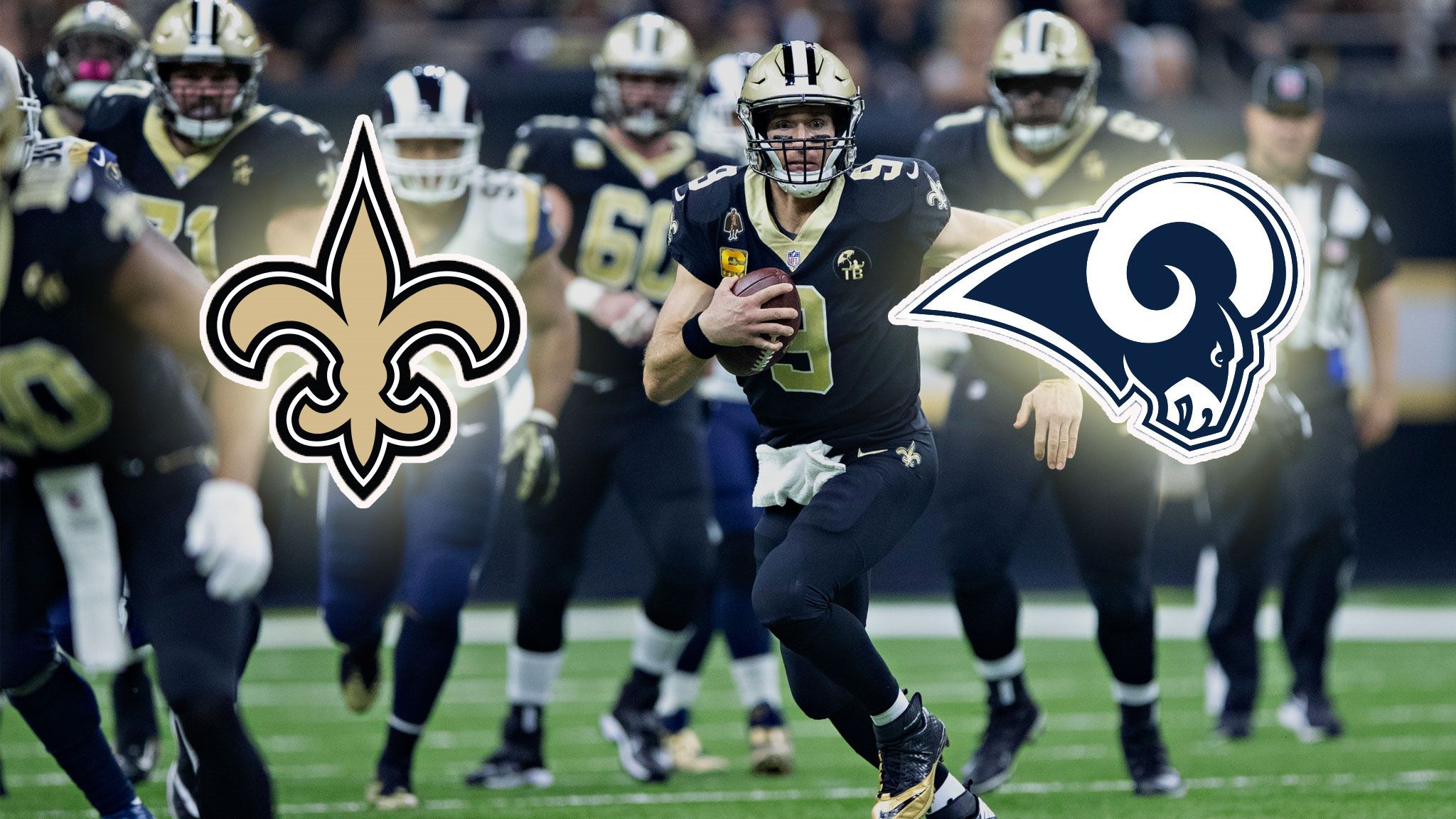 New Orleans Saints LA Rams TV LIVE-STREAM DAZN NFL Playoffs 2019