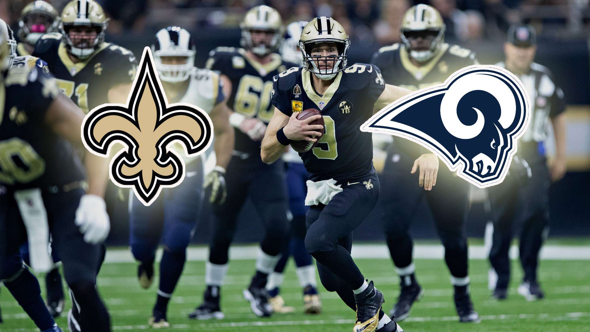 New Orleans Saints LA Rams TV LIVE-STREAM DAZN NFL Playoffs 2019