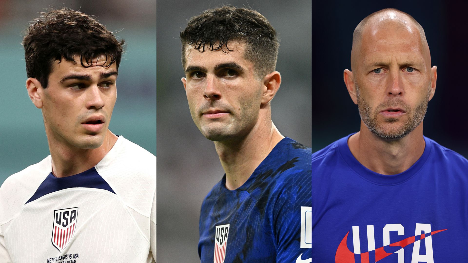 Gio Reyna Christian Pulisic Gregg Berhalter