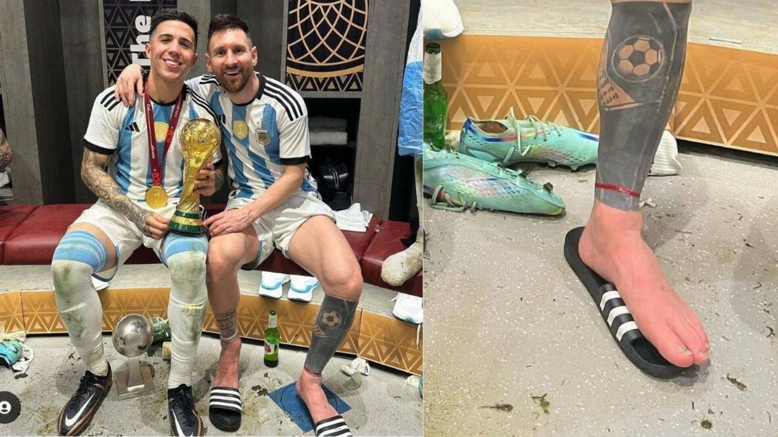 Lionel Messi red ribbon