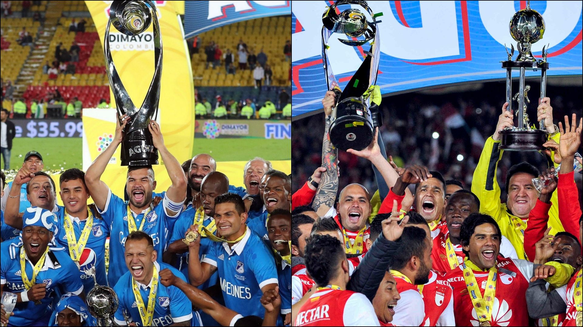 Millonarios & Santa Fe campeones Mix