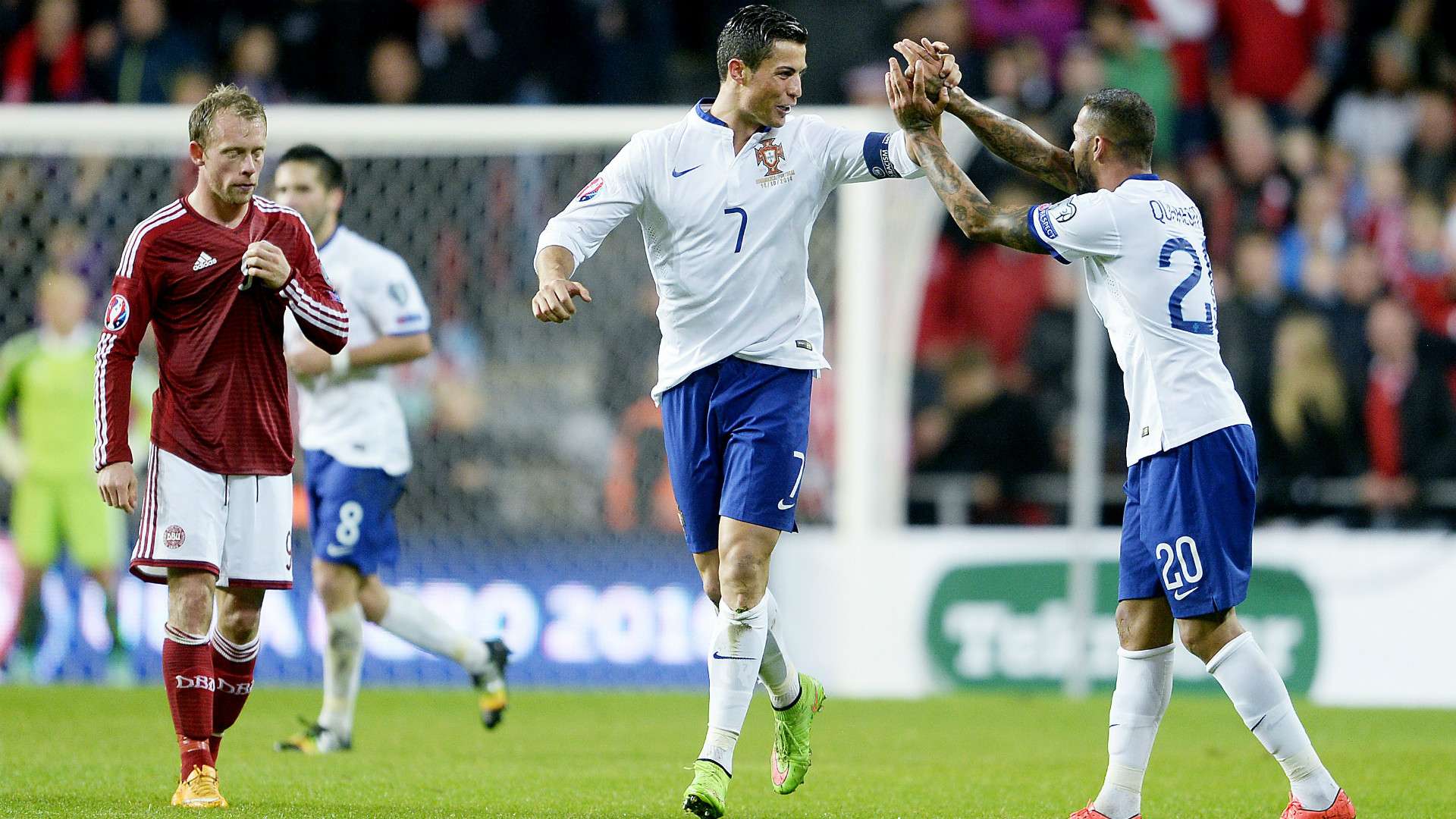 Cristiano Ronaldo Denmark Portugal 14102014 Euro 2016 Qualifier