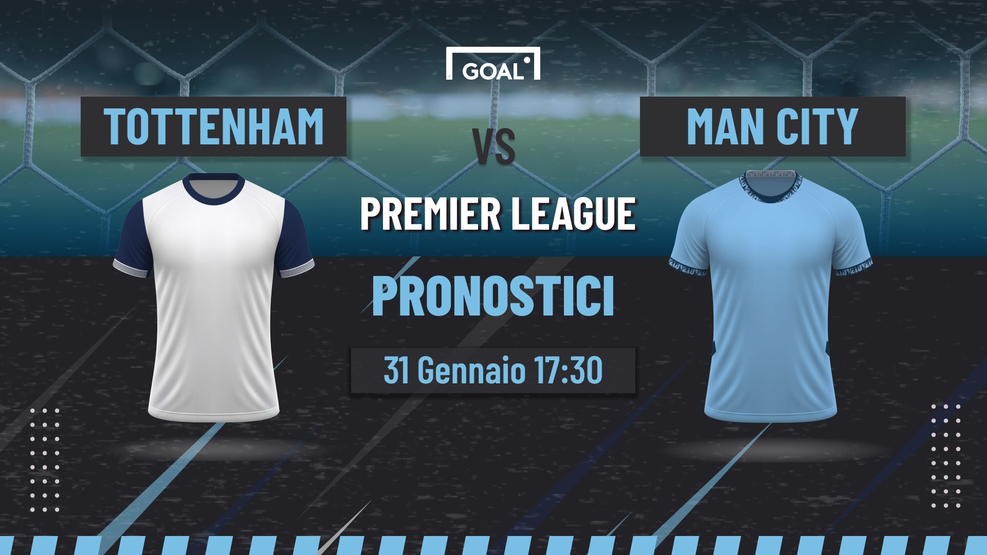 pronostici Tottenham - Manchester City