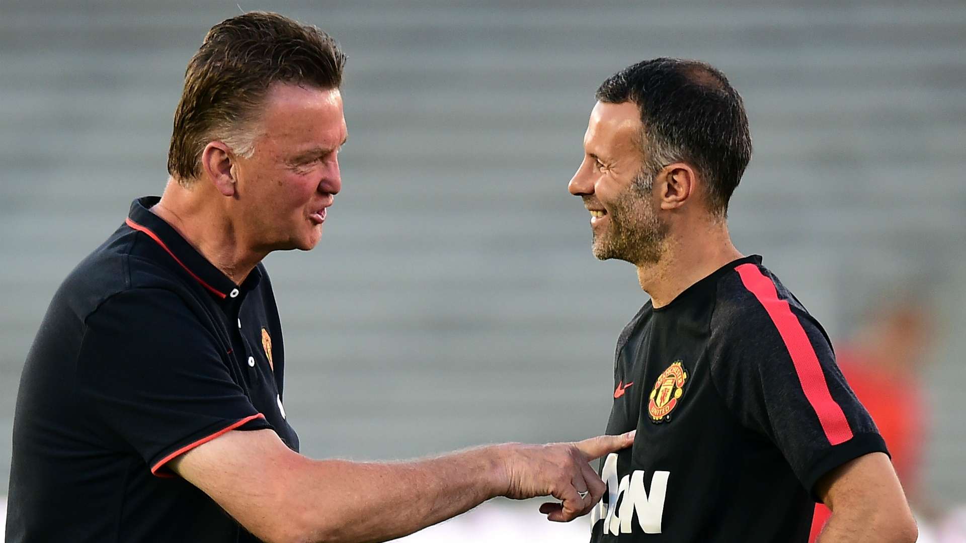 Louis van Gaal Ryan Giggs Manchester United