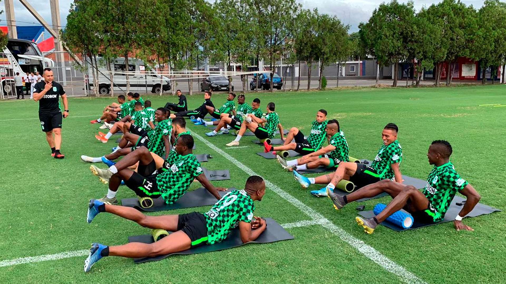 Atlético Nacional Entrenamiento San Lorenzo Copa Sudamericana 2020