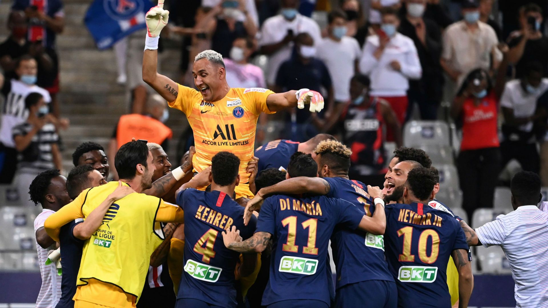 Keylor Navas PSG Lyon Coupe de la Ligue 31072020