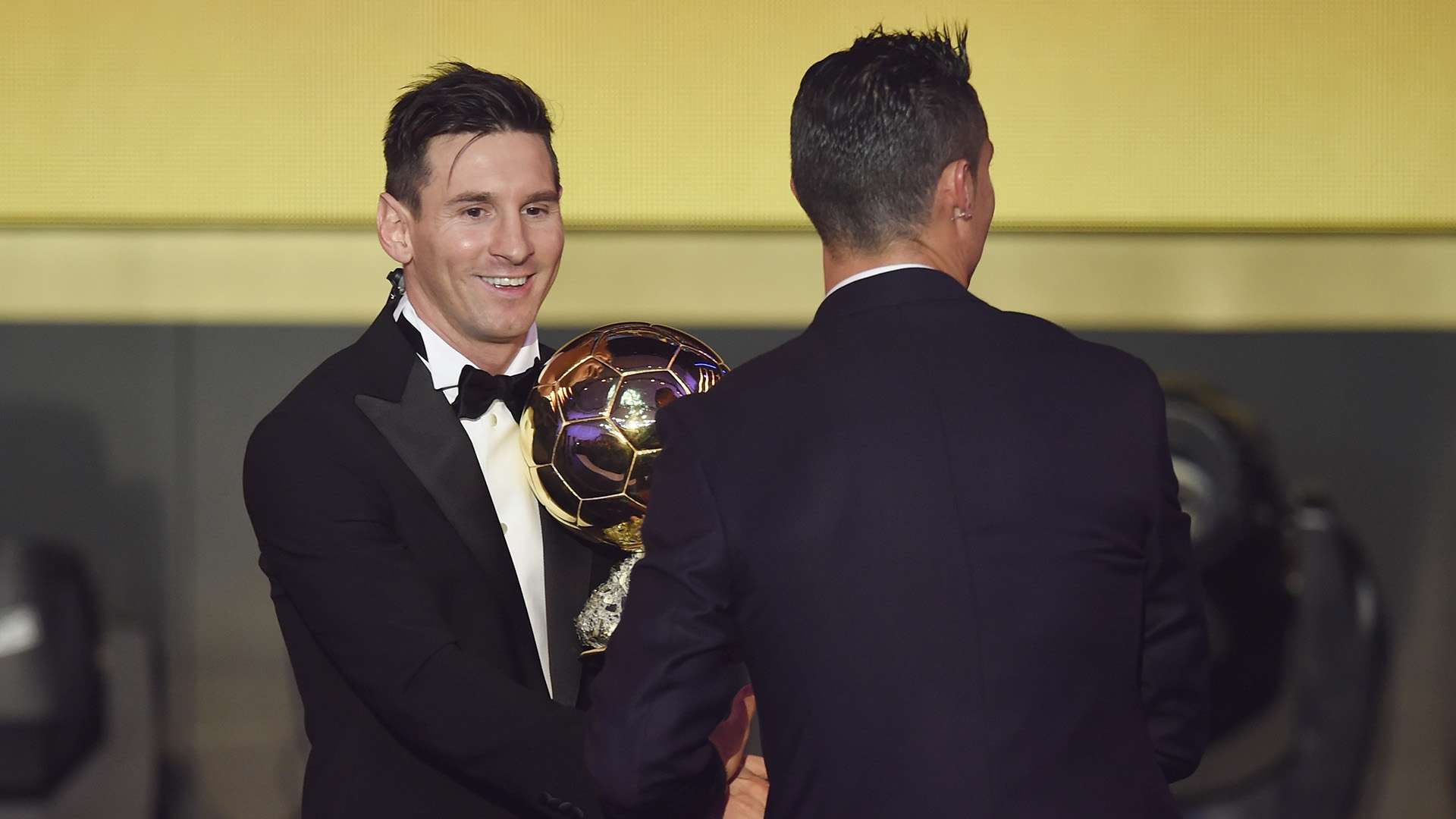 Lionel Messi Ronaldo 2015 Ballon d'Or