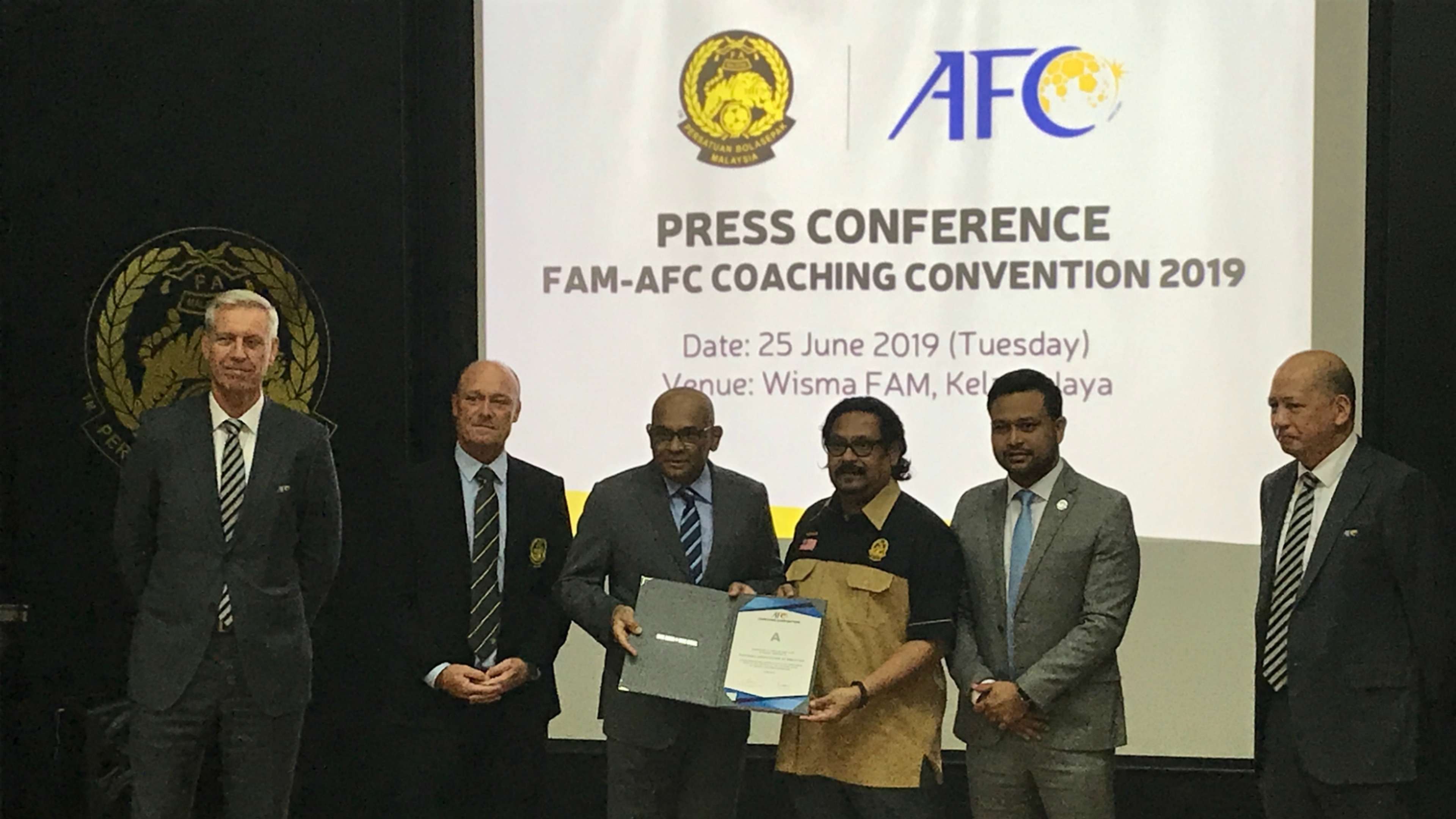 FAM, AFC, Coaching Convention, 25 Jun 2019