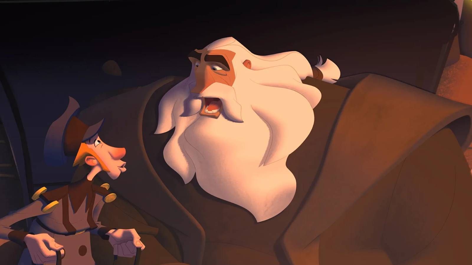 The two opposing heroes, in Klaus.