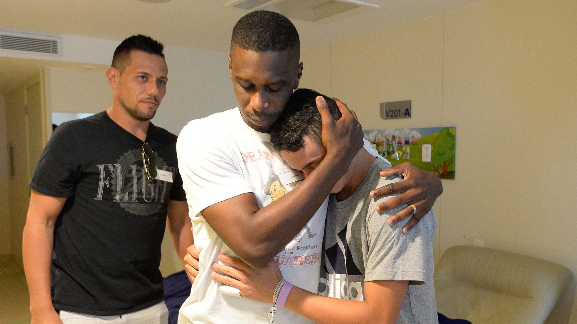 Juan Cauan Emanuel Flamengo incêndio visita 11022019