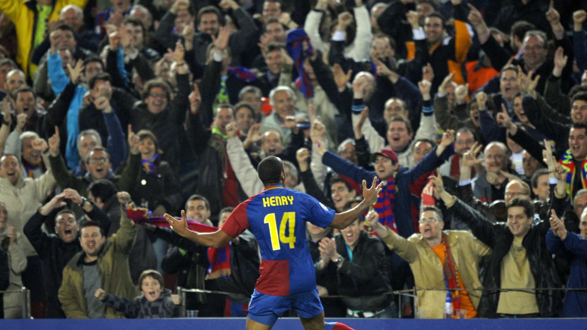 Thierry Henry Barcelona Lyon Champions League