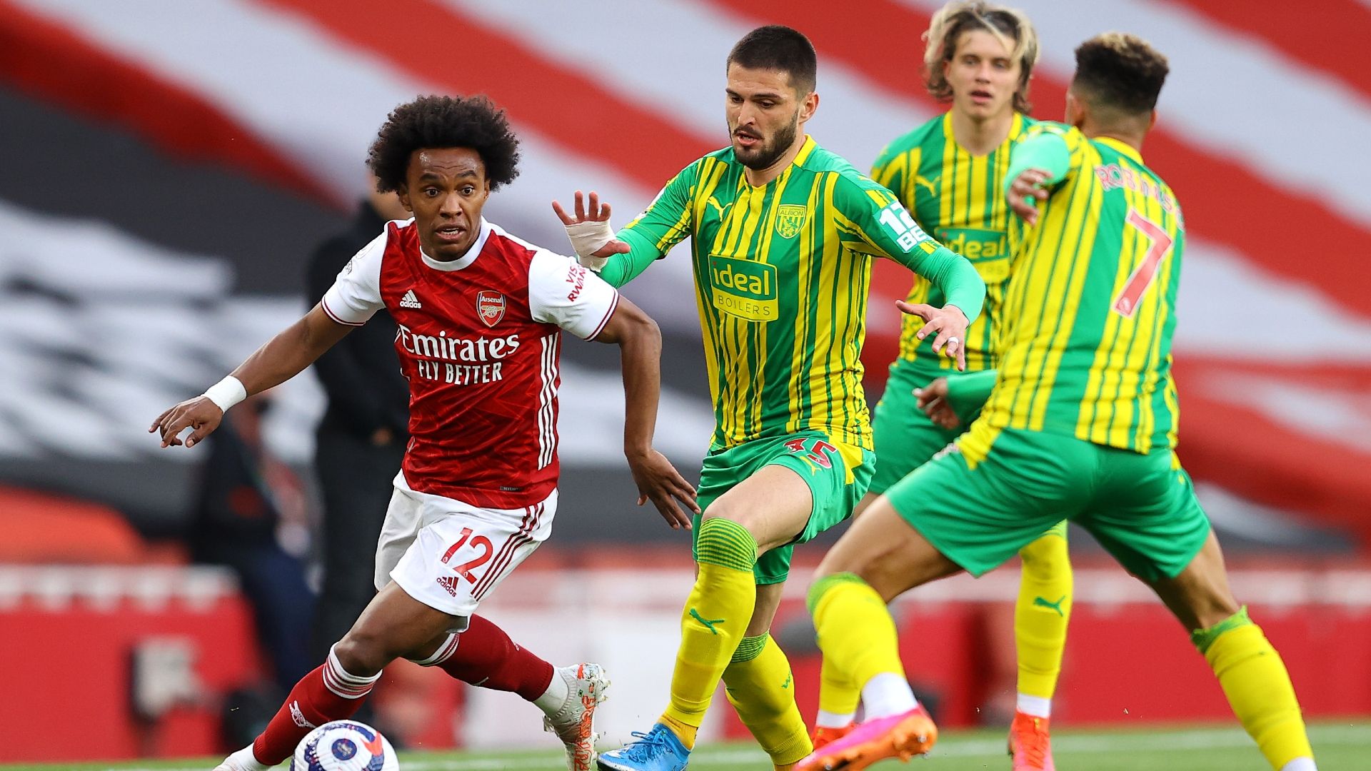 Willian Arsenal West Brom 2020-21