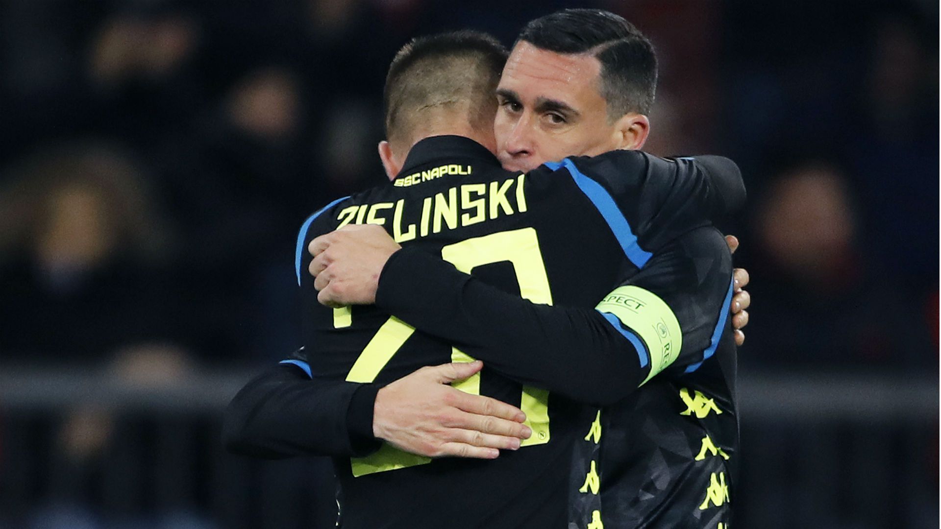 Callejon Zielinski Zurigo Napoli Europa League