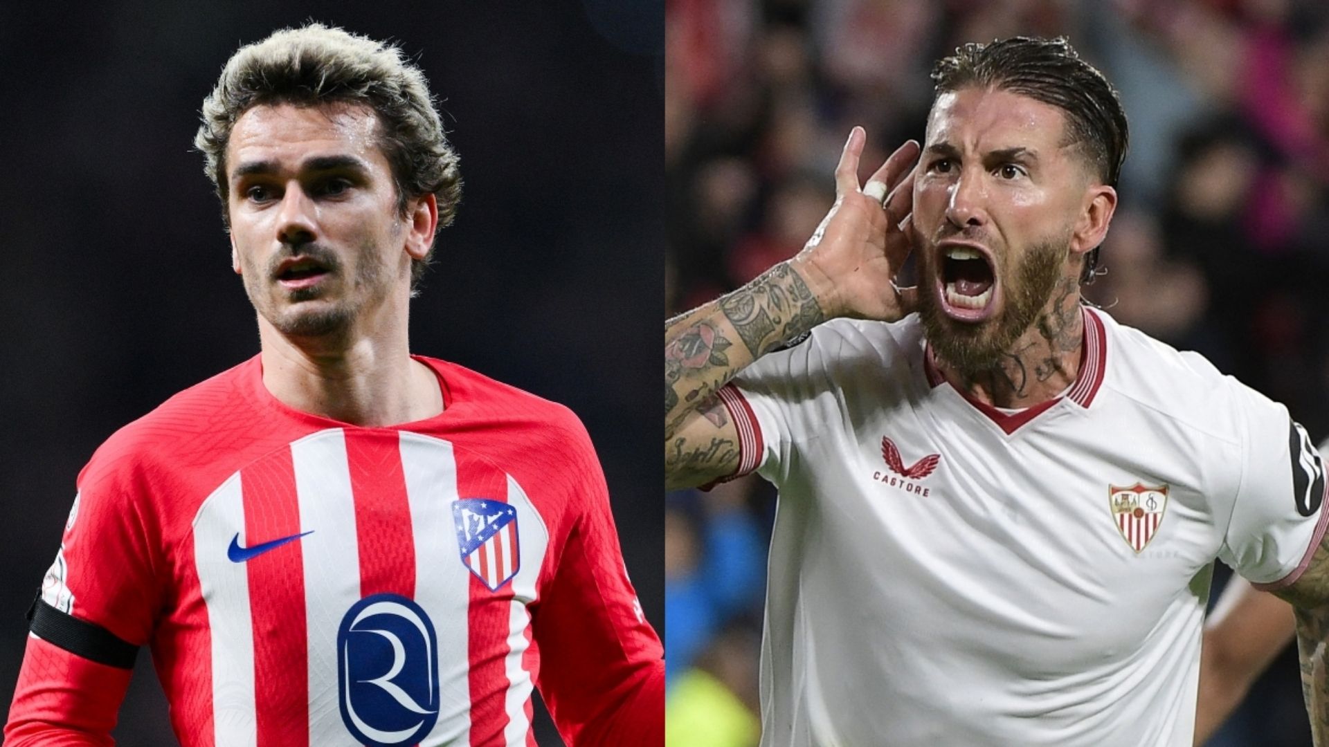Antoine Griezmann Atletico Madrid Sergio Ramos Sevilla