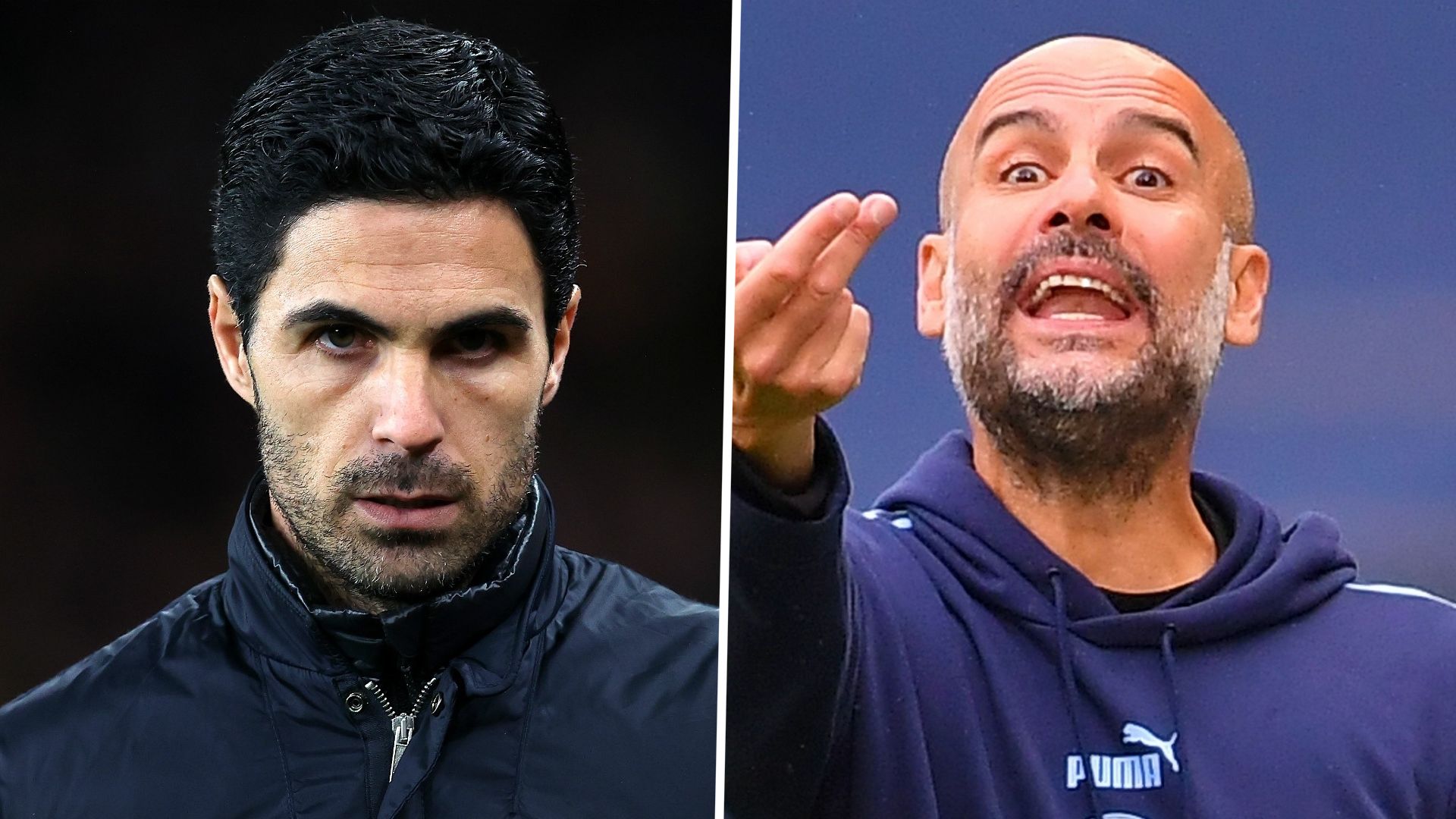Arteta Guardiola Arsenal Manchester City 2020