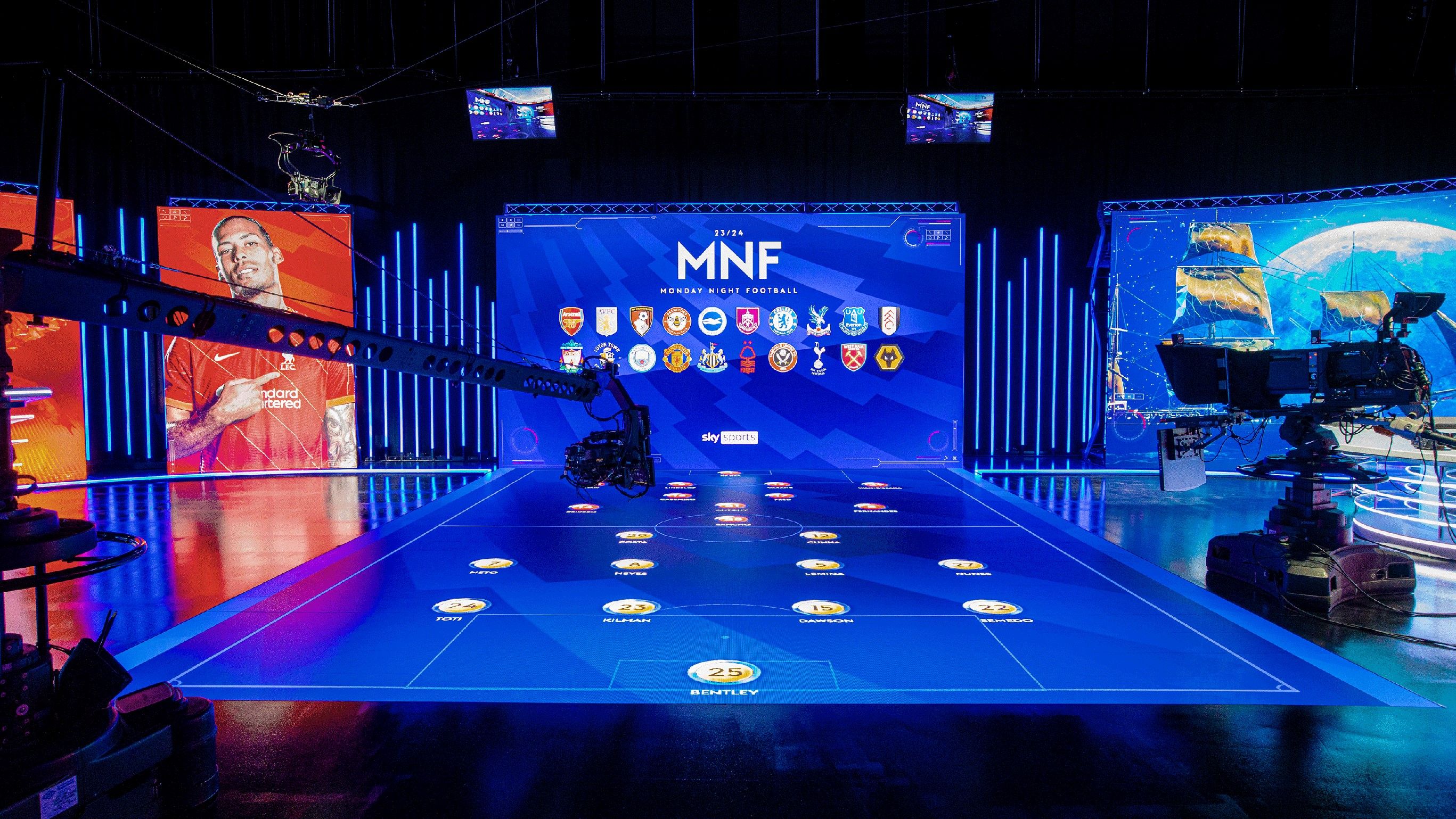 Sky Sports New MNF Studio Angle 1