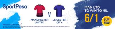 Manchester United Leicester SportPesa