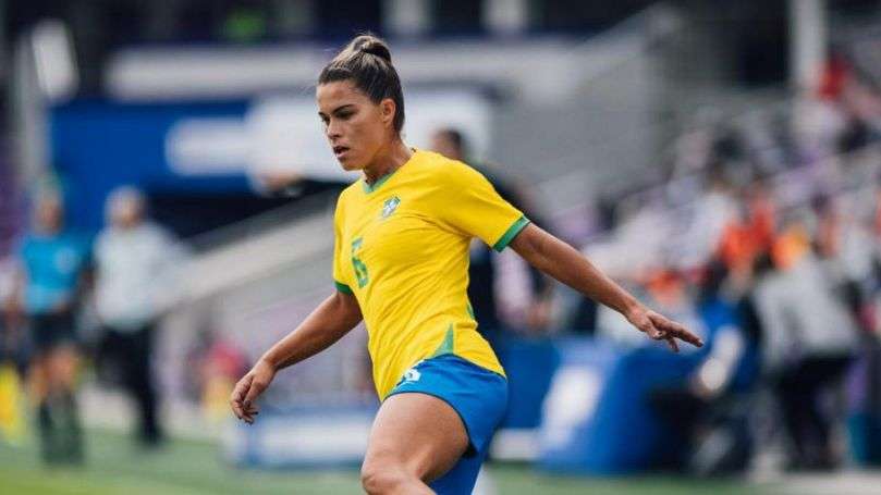 Tamires Brasil feminino 0 x 2 Estados Unidos SheBelieves Cup 2021