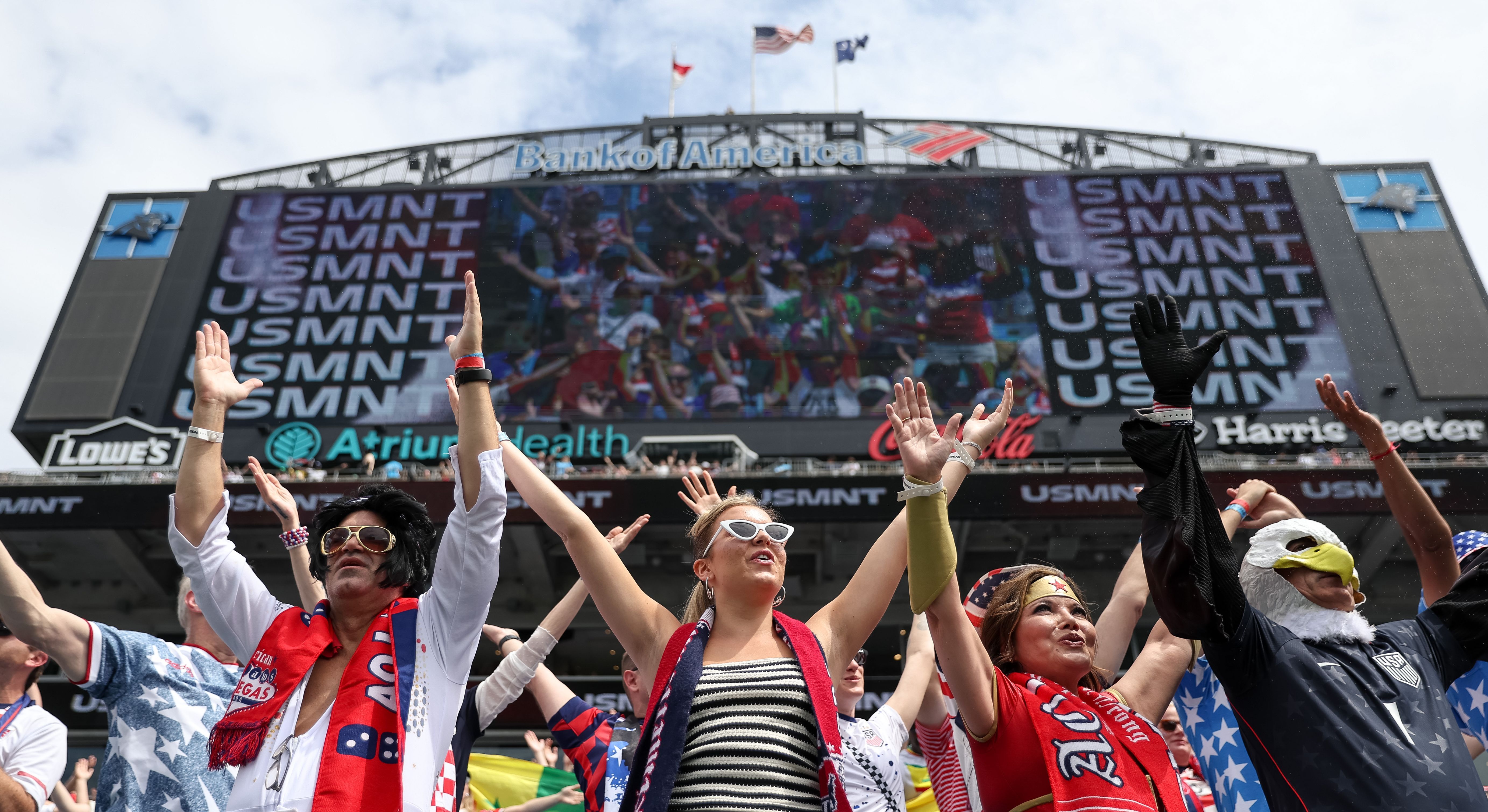 USMNT fans in Charlotte