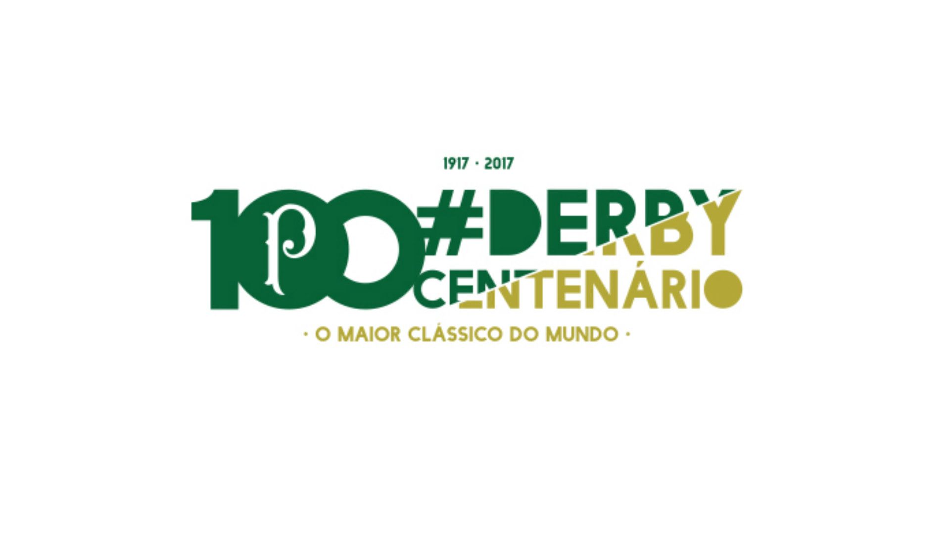 Corinthians e Palmeiras - Logo 100 anos Derby