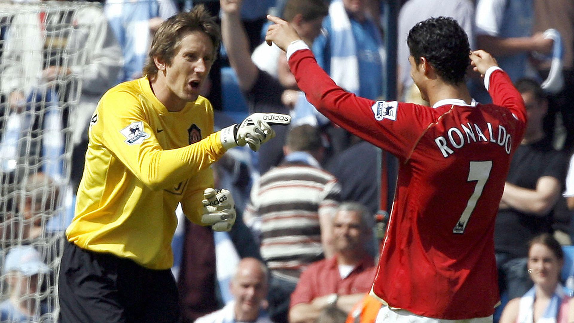 Edwin van der Sar Cristiano Ronaldo Manchester United 05052007
