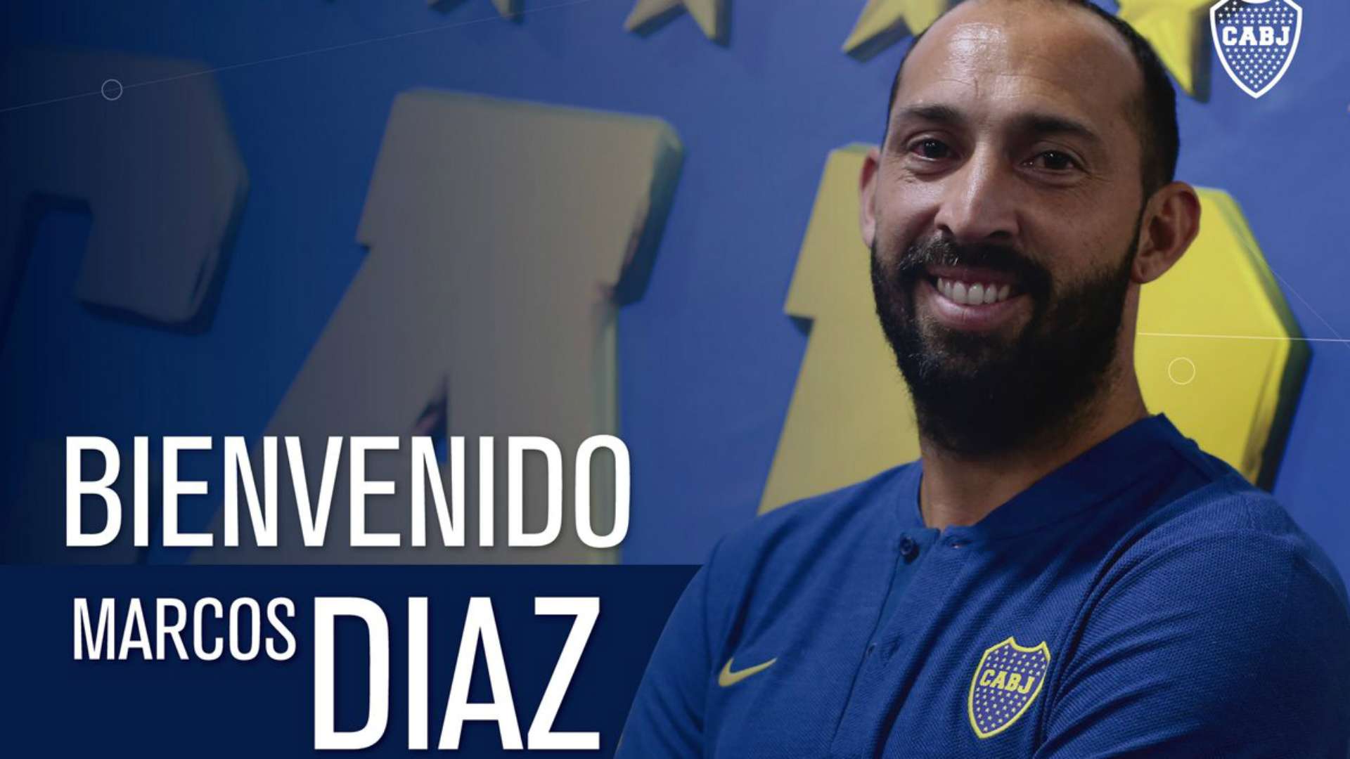 Marcos Diaz oficial Boca Juniors