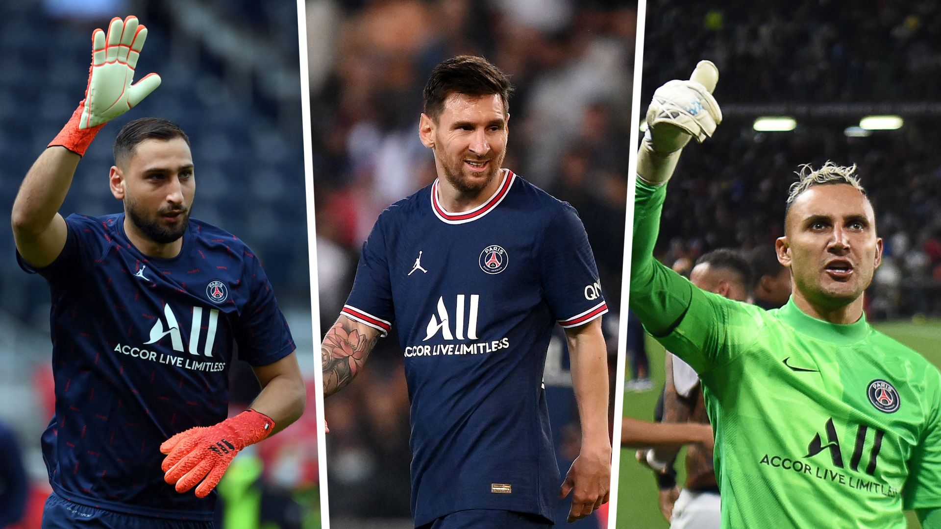 donnarumma messi keylor navas PSG