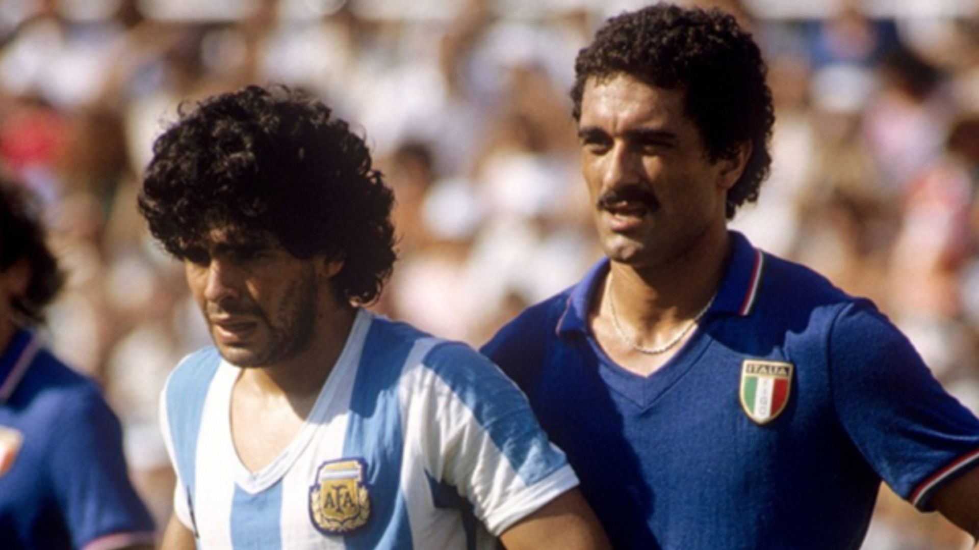 Diego Armando Maradona Cludio Gentile Italy Argentina World Cup 1982 Spain