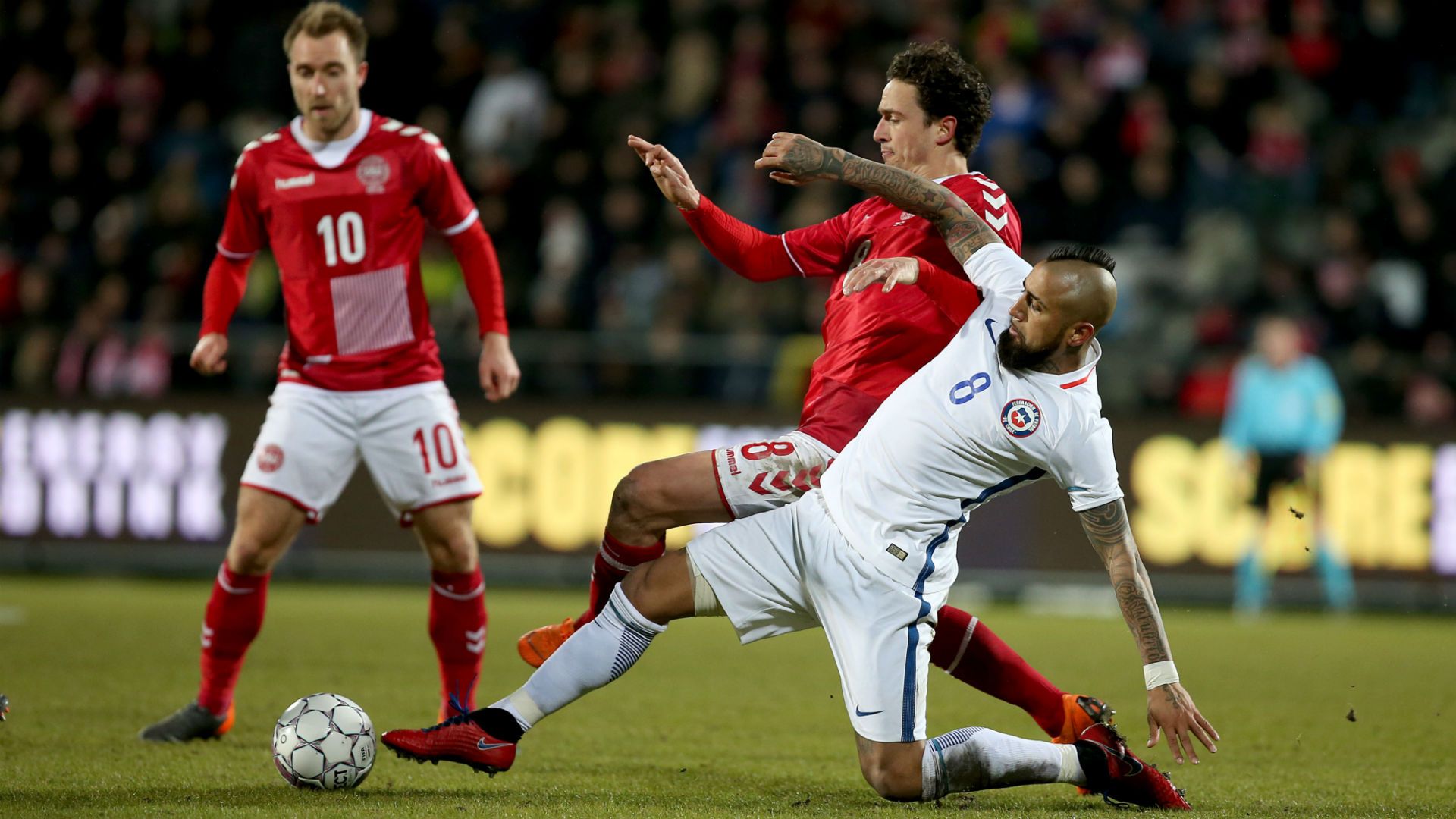 Arturo Vidal. Dinamarca Chile 27032018