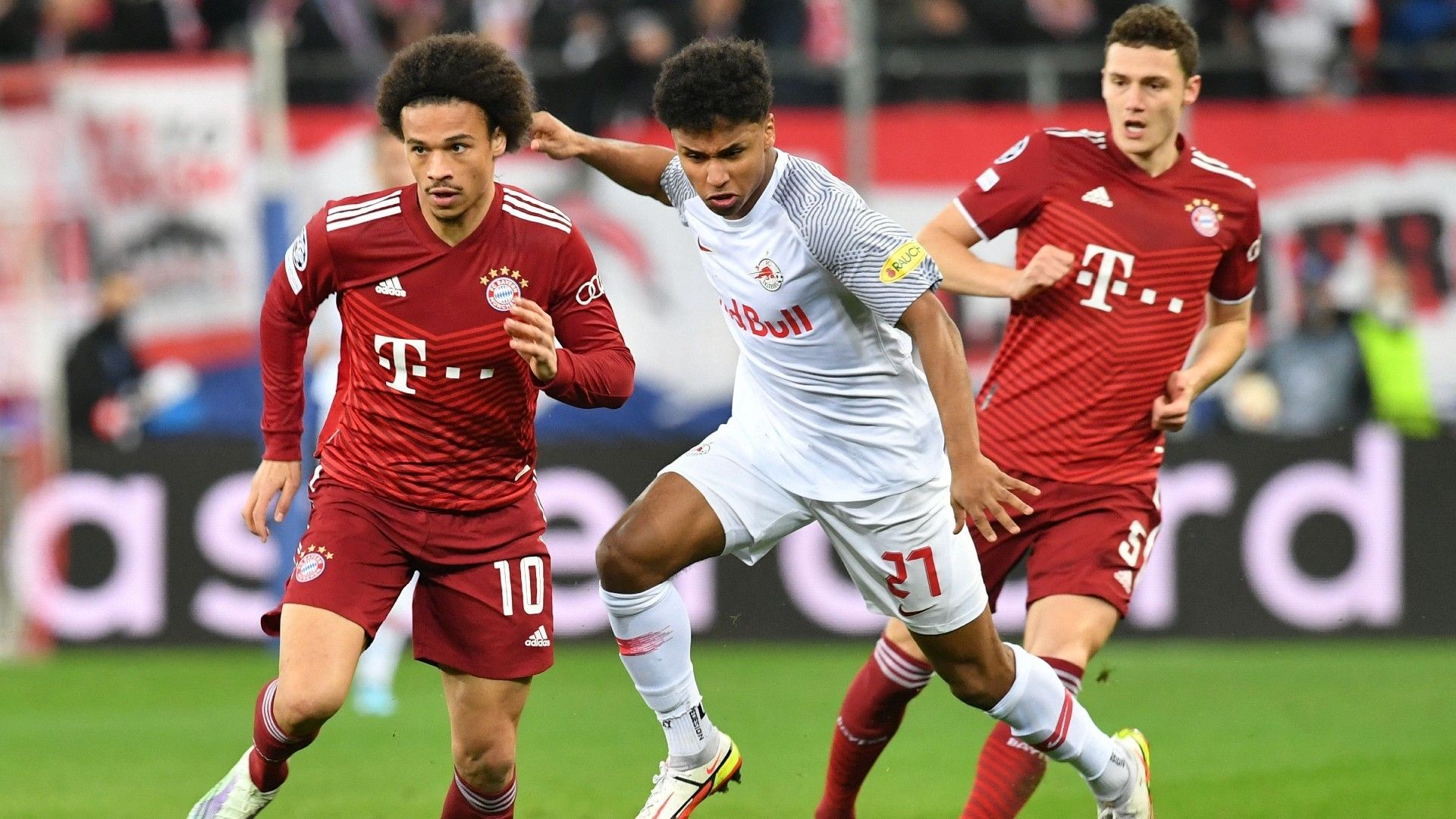 Leroy Sane Bayern Salzburg Champions League 16022022