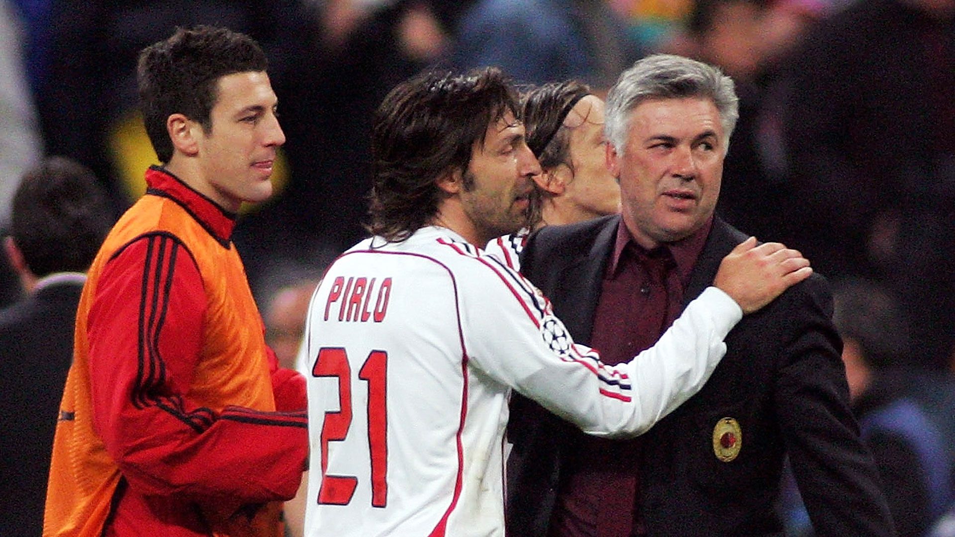 Carlo Ancelotti Andrea Pirlo AC Milan Champions League