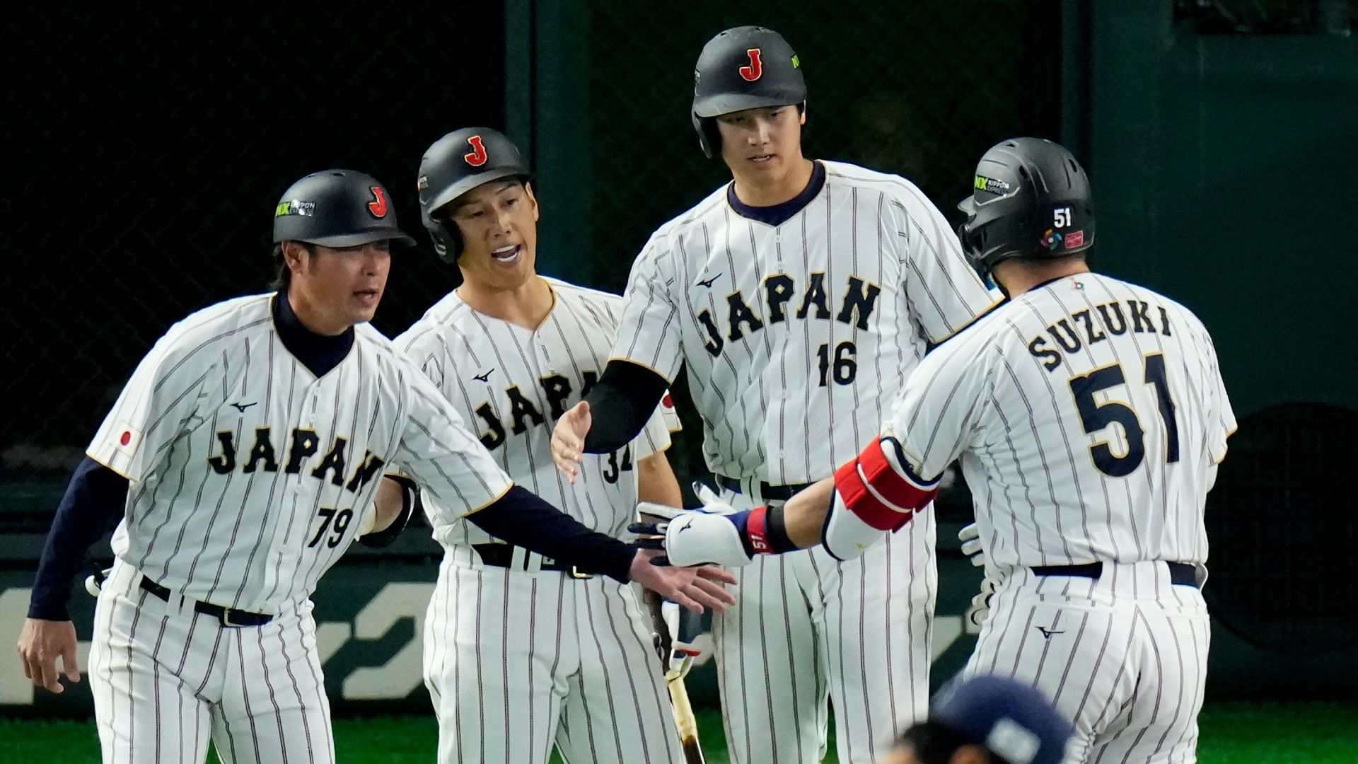 wbc japan players celebration