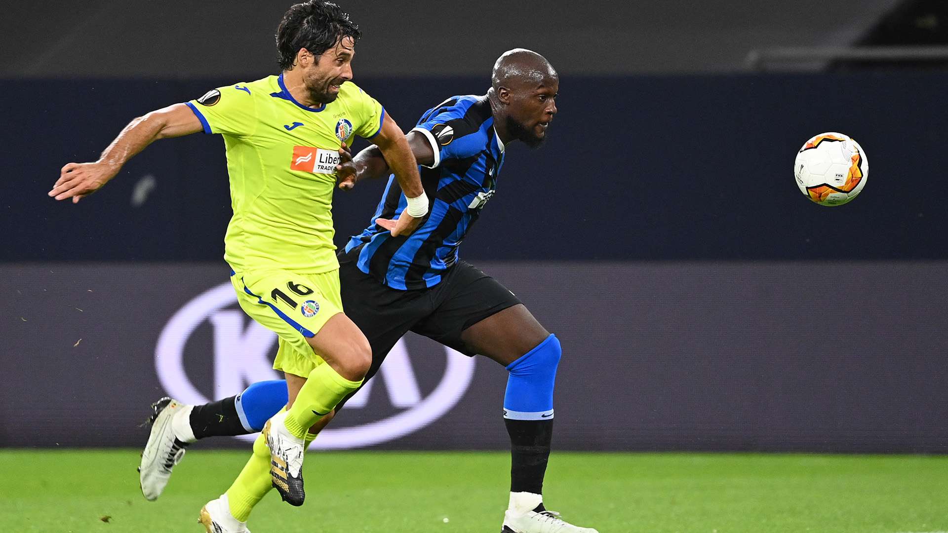 Romelu Lukaku Xabier Etxeita Inter Getafe