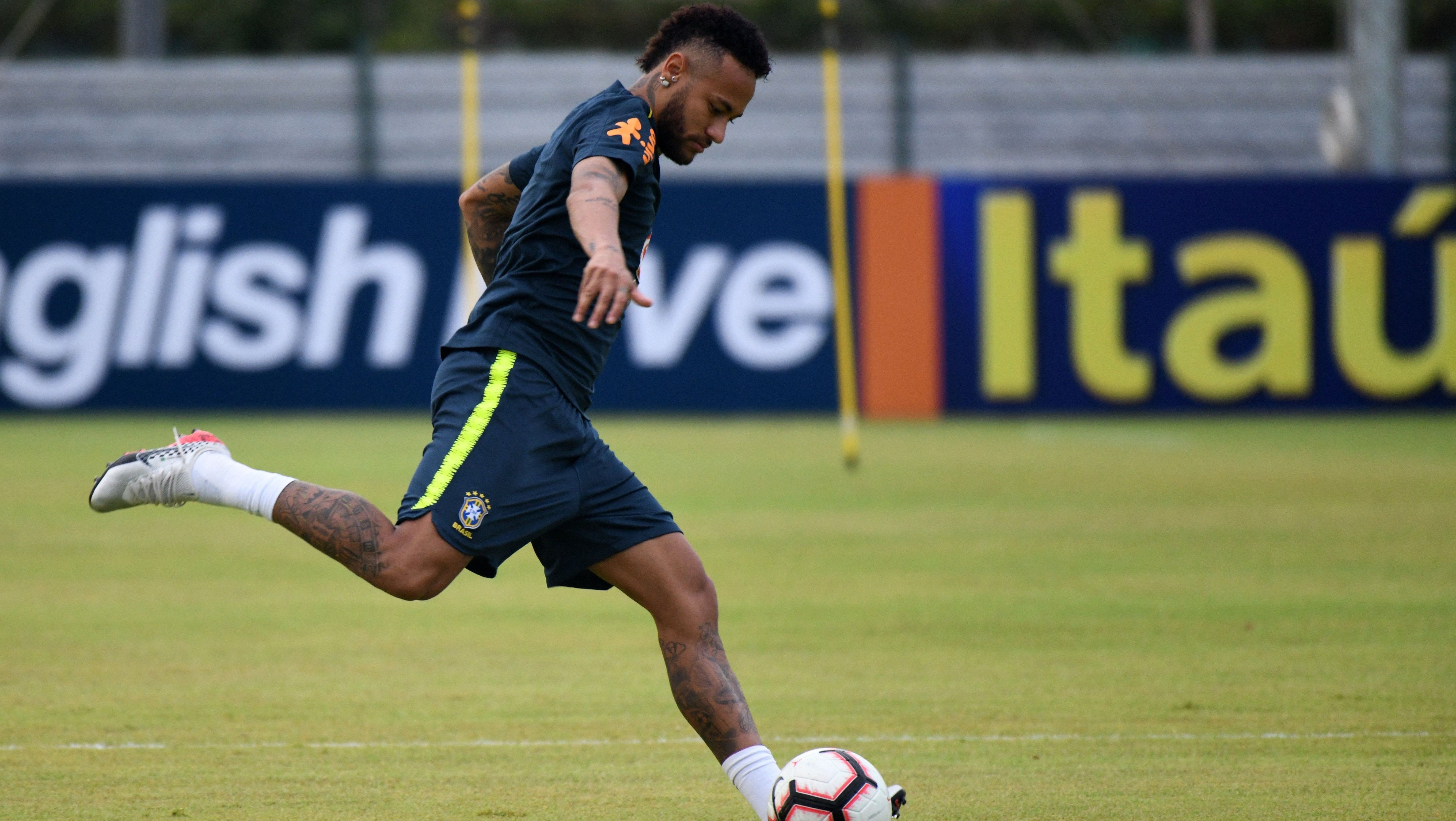 Neymar Treino Brasil