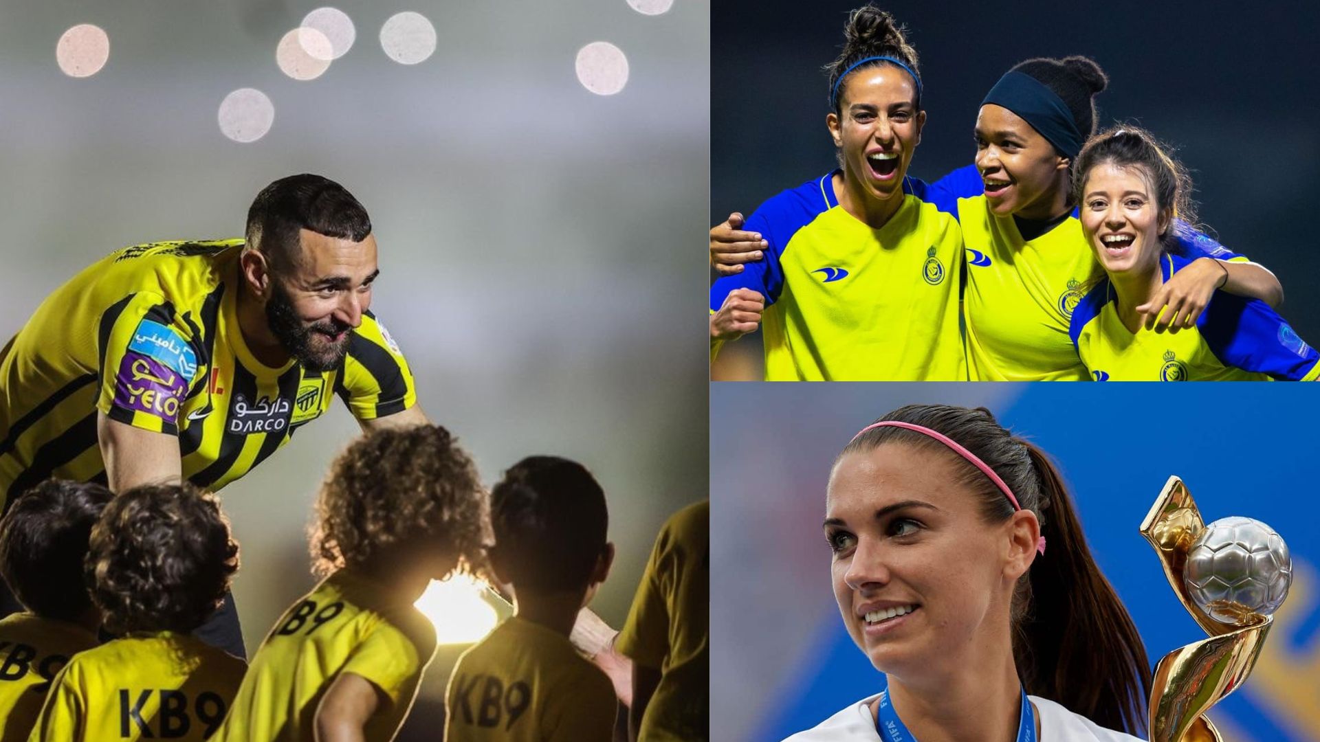 Karim Benzema, Alnassr ladies, Alex Morgan