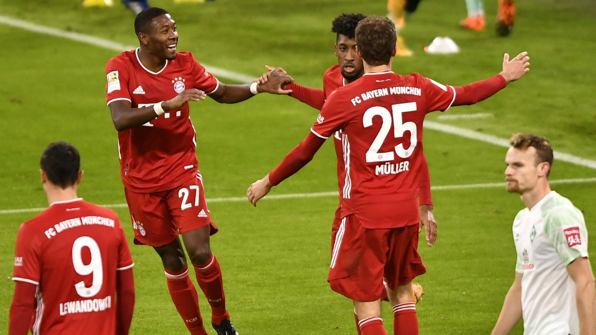 Kingsley Coman Bayern Munich vs Werder Bremen Bundesliga 2020-21