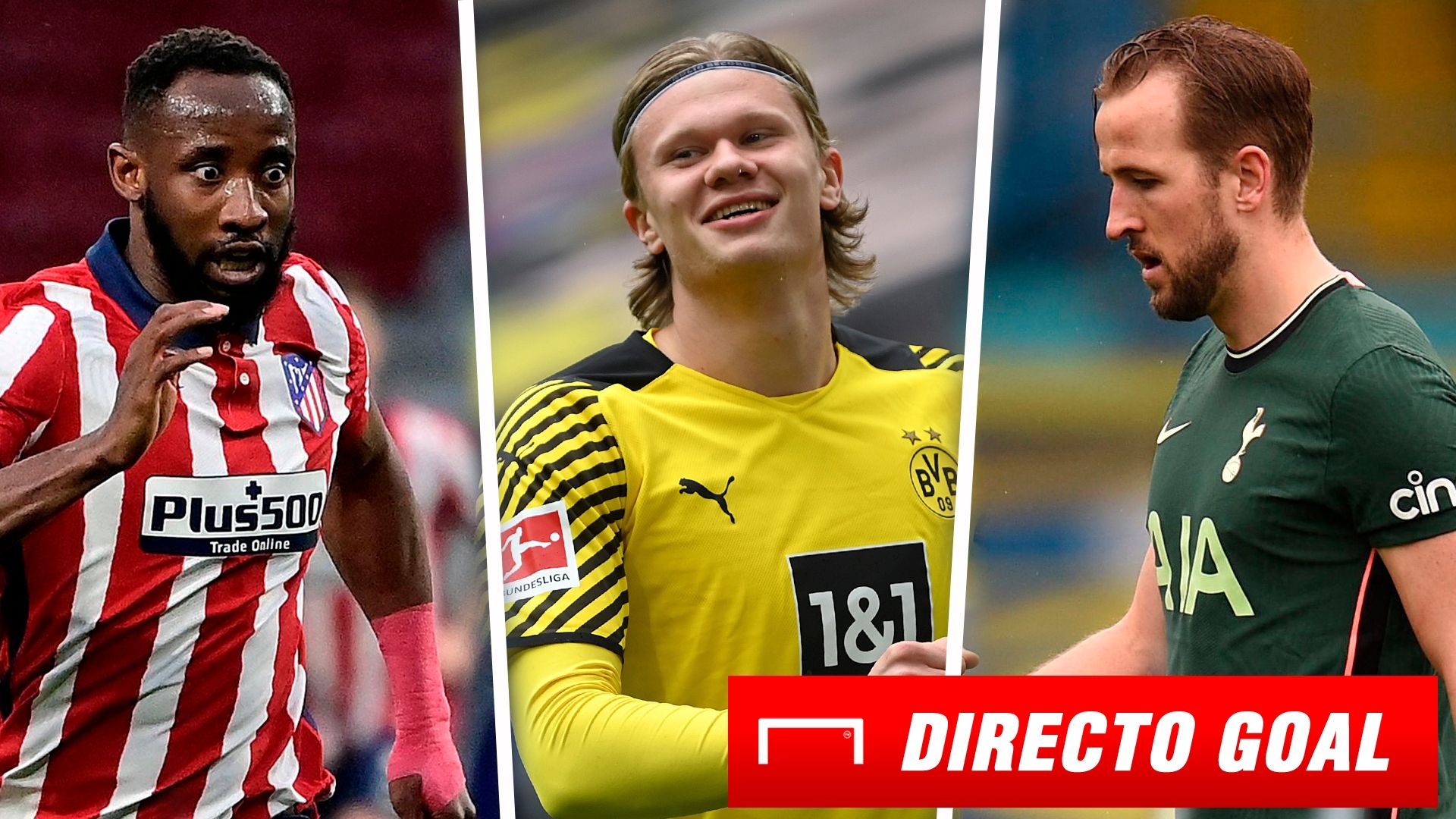 Dembélé, Haaland y Kane (Atlético de Madrid, Dortmund y Tottenham)