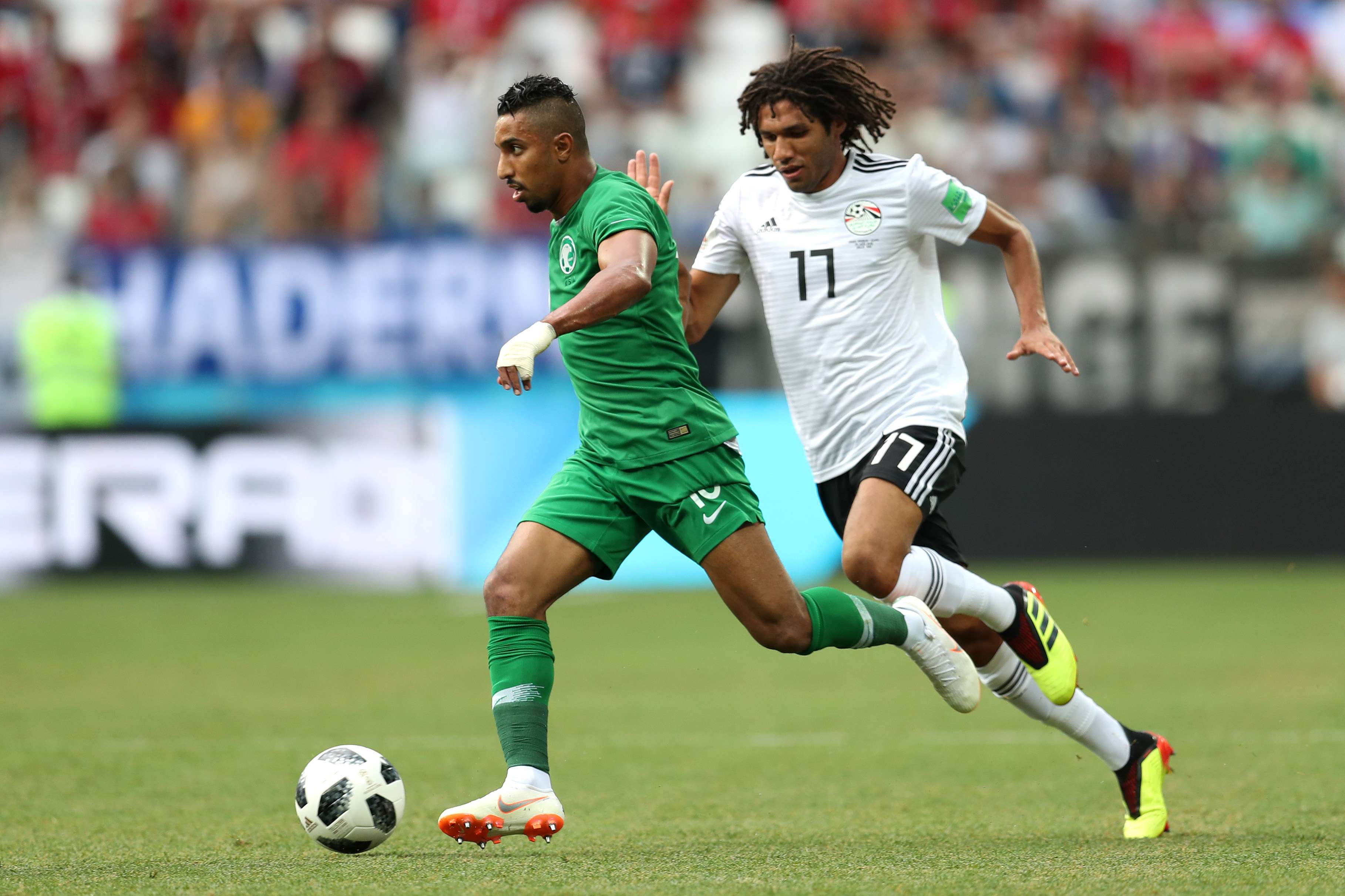 Salem Aldawsari,  Mohamed Elneny Saudi Arabia vs Egypt