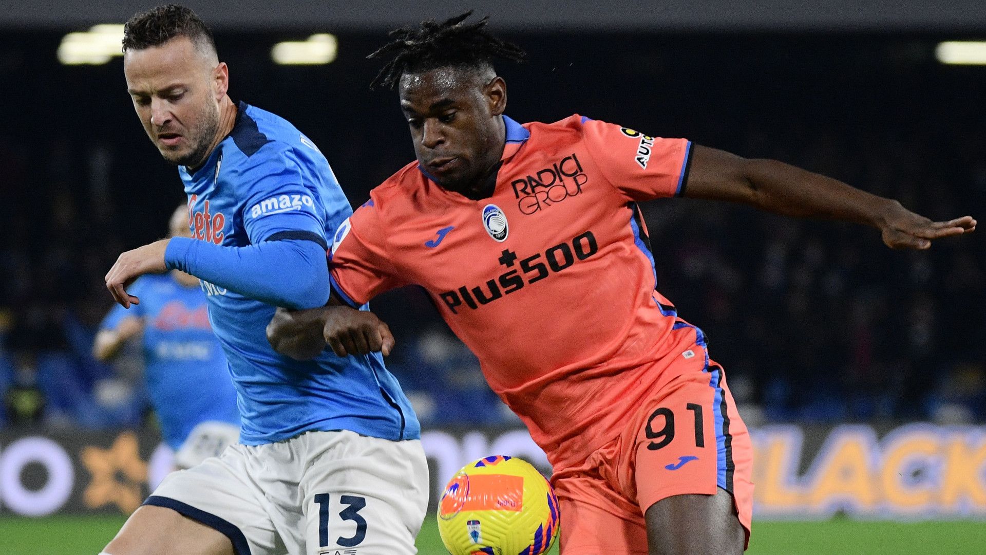 Zapata Napoli Atalanta Serie A