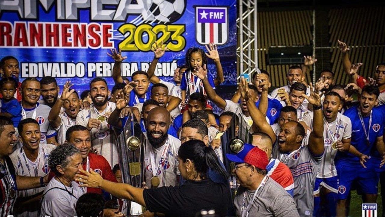 Maranhão AC comemora o título do Campeonato Maranhense 2023