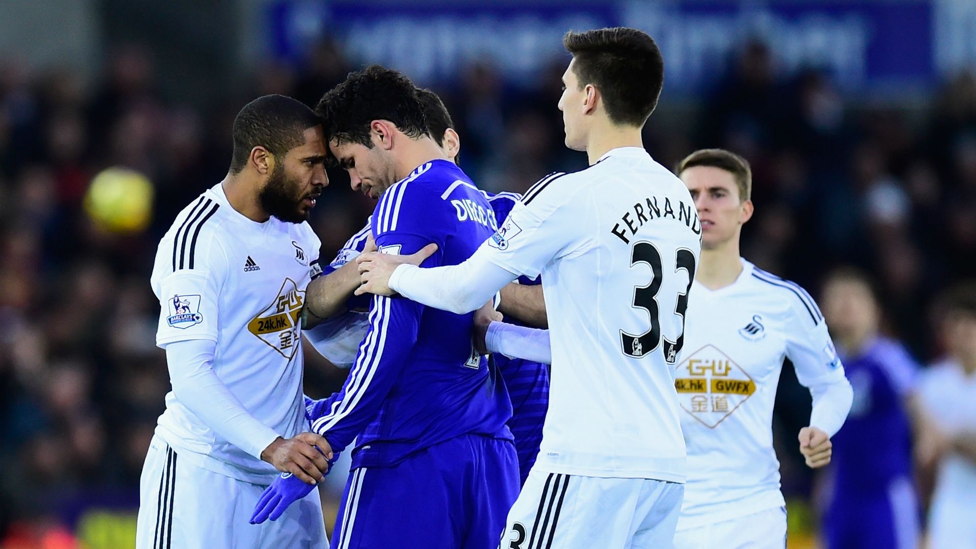 Ashley Williams Swansea, Oscar Chelsea