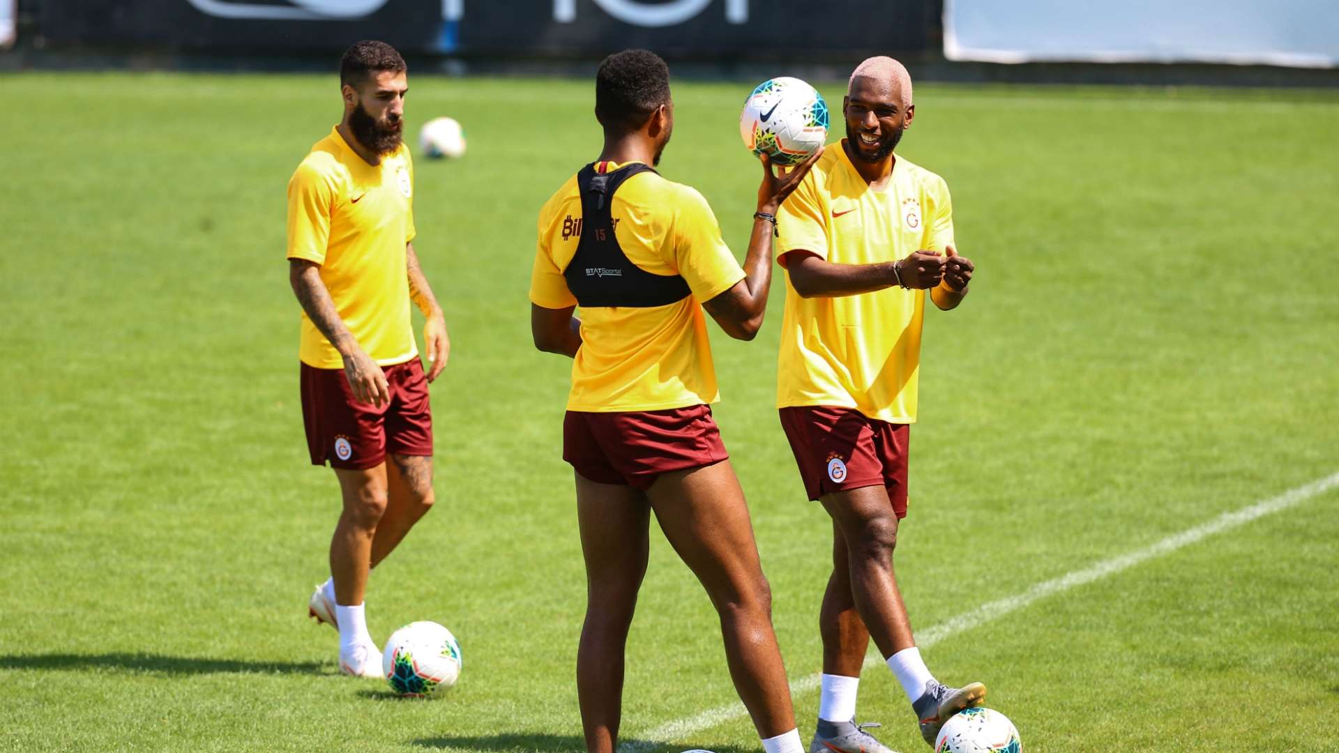 Galatasaray training Ryan Babel