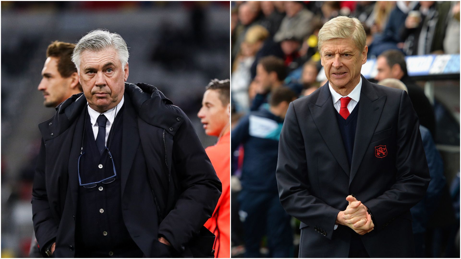 Carlo Ancelotti Arsene Wenger